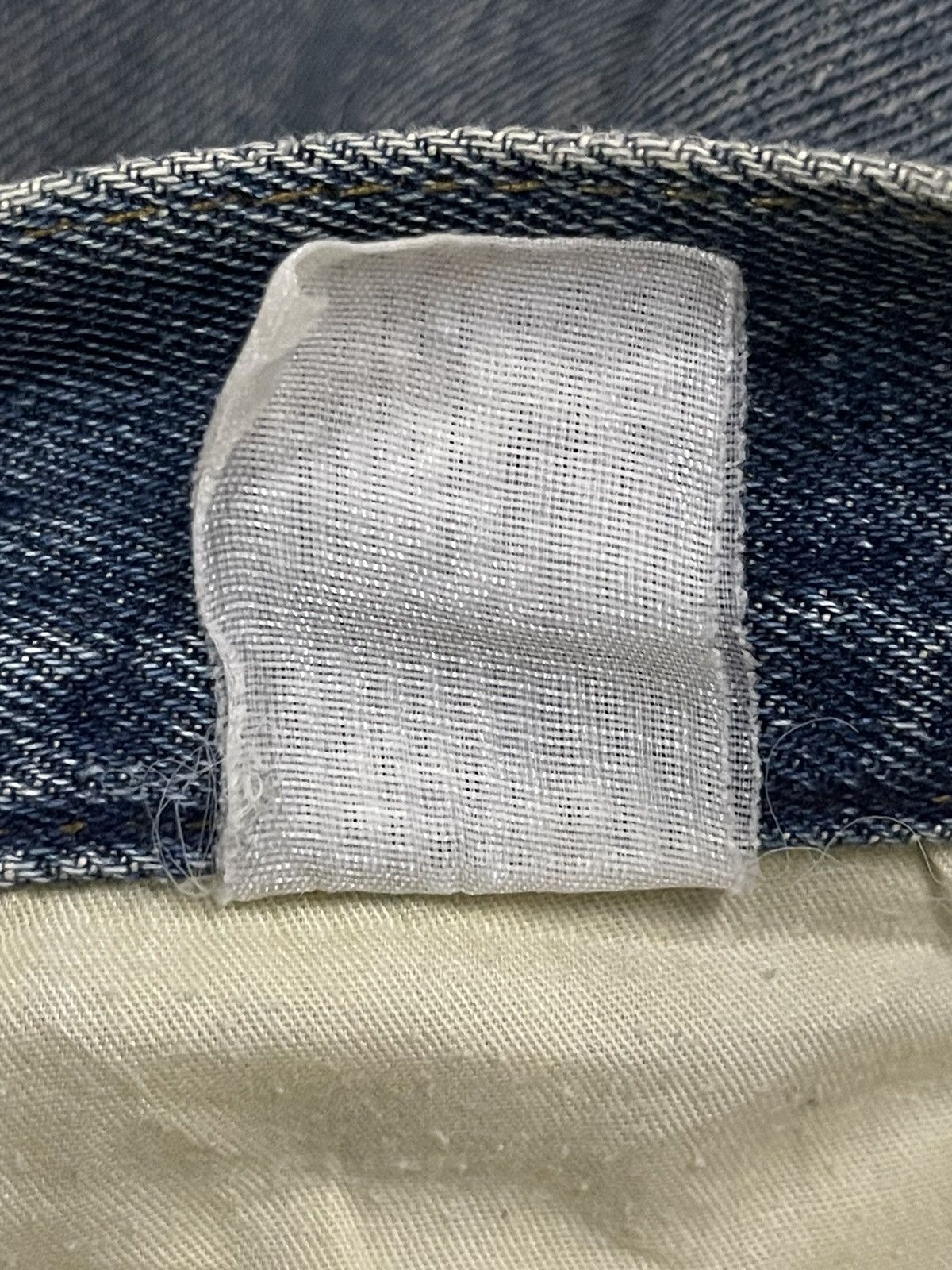 Hanes Vintage 90s Hanes Blue Wash Distress Baggy Jeans Size US 31 - 9 Thumbnail