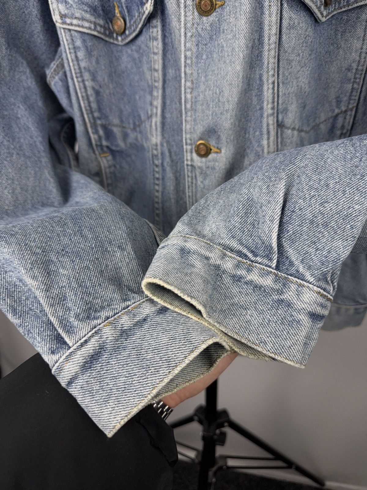 Lee Vntg Retro USA 90s Lee Cooper Western Denim Trucker Jacket Size US L / EU 52-54 / 3 - 10 Thumbnail