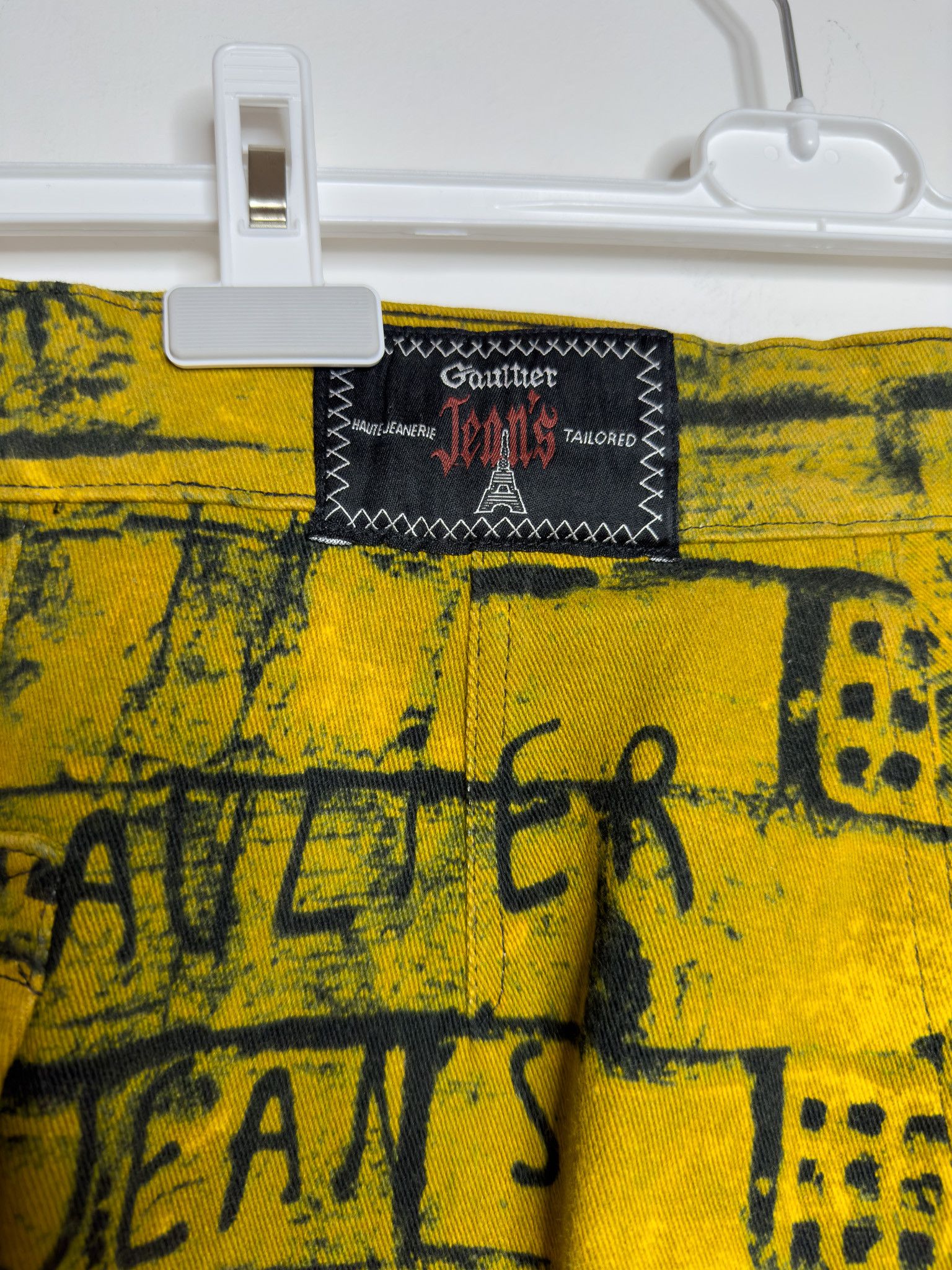 Jean Paul Gaultier RARE VINTAGE BRICK WALL PRINTED MINI SKIRT Size 30" / US 8 / IT 44 - 4 Thumbnail