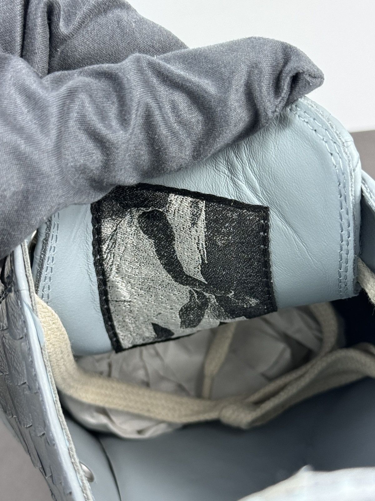Rick Owens PYTHON LOW TOP SNEAKERS (RARE) Size US 11 / EU 44 - 8 Thumbnail