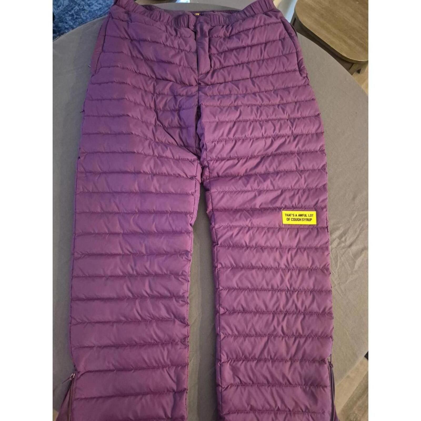 Other Awful Lot of Cough Syrup Purple Ski Puffer Pants Size XL Size US 38 / EU 54 - 1 Thumbnail