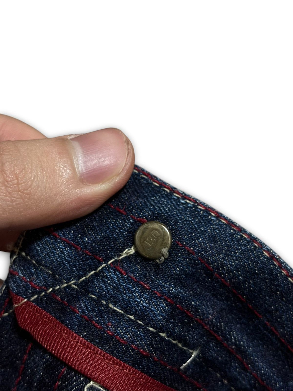 Levi's Archived Levi’s Redloop Made in Japan Pinstripe Denim Size US 30 / EU 46 - 9 Thumbnail