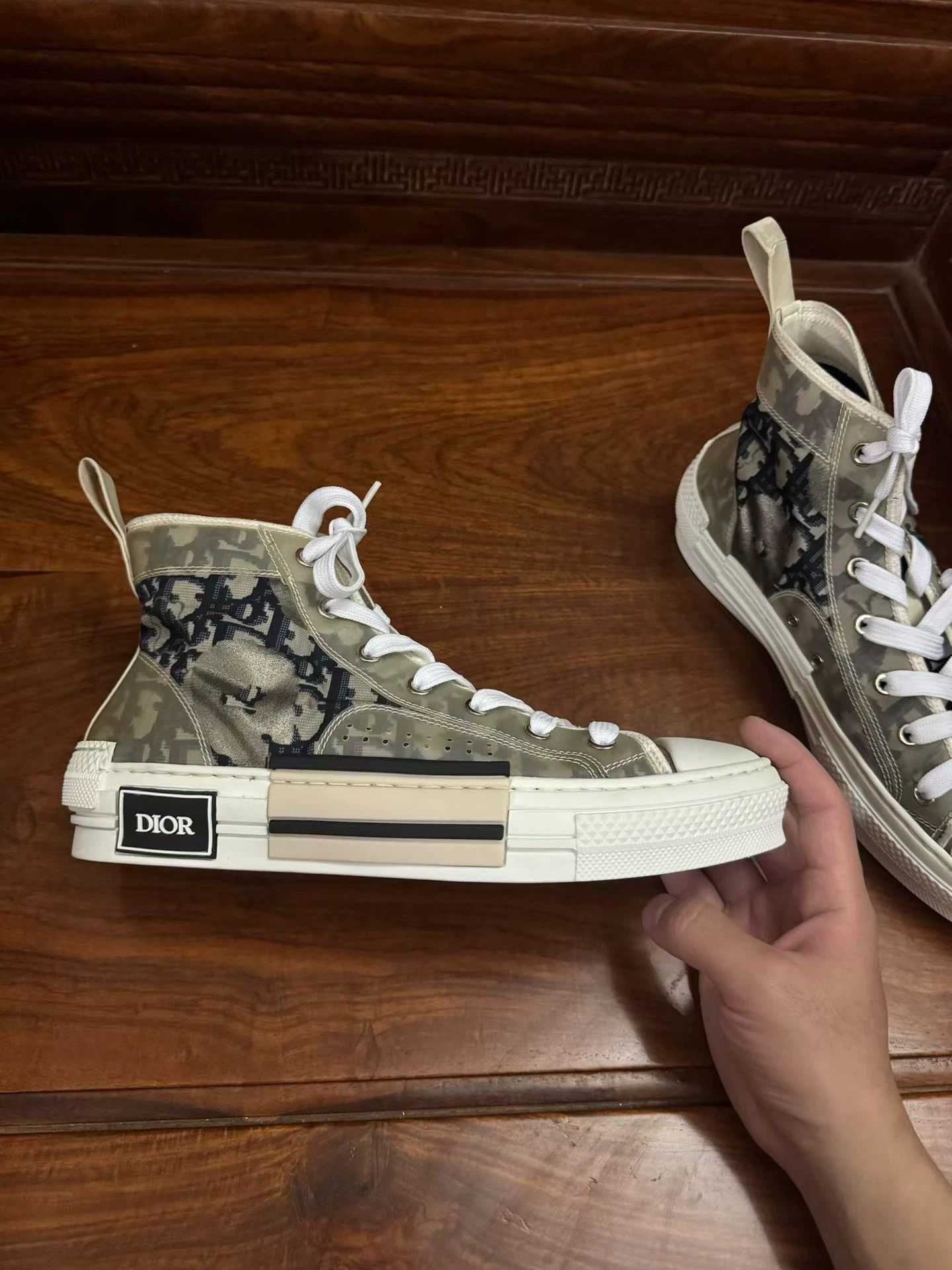 Dior Diorb23 High-Top Shoes Size US 8.5 / IT 38.5 - 5 Thumbnail