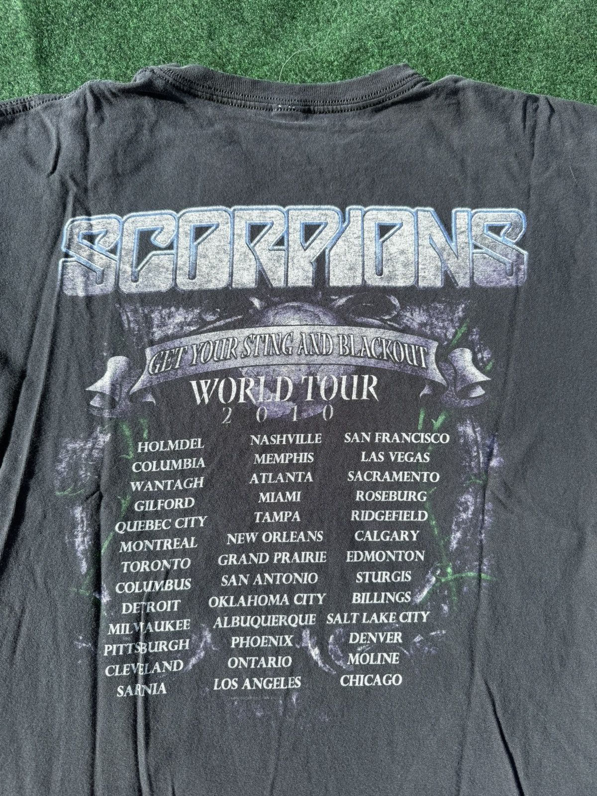Band Tees 2010 Scorpion World Tour Band Tee Size US L / EU 52-54 / 3 - 4 Thumbnail