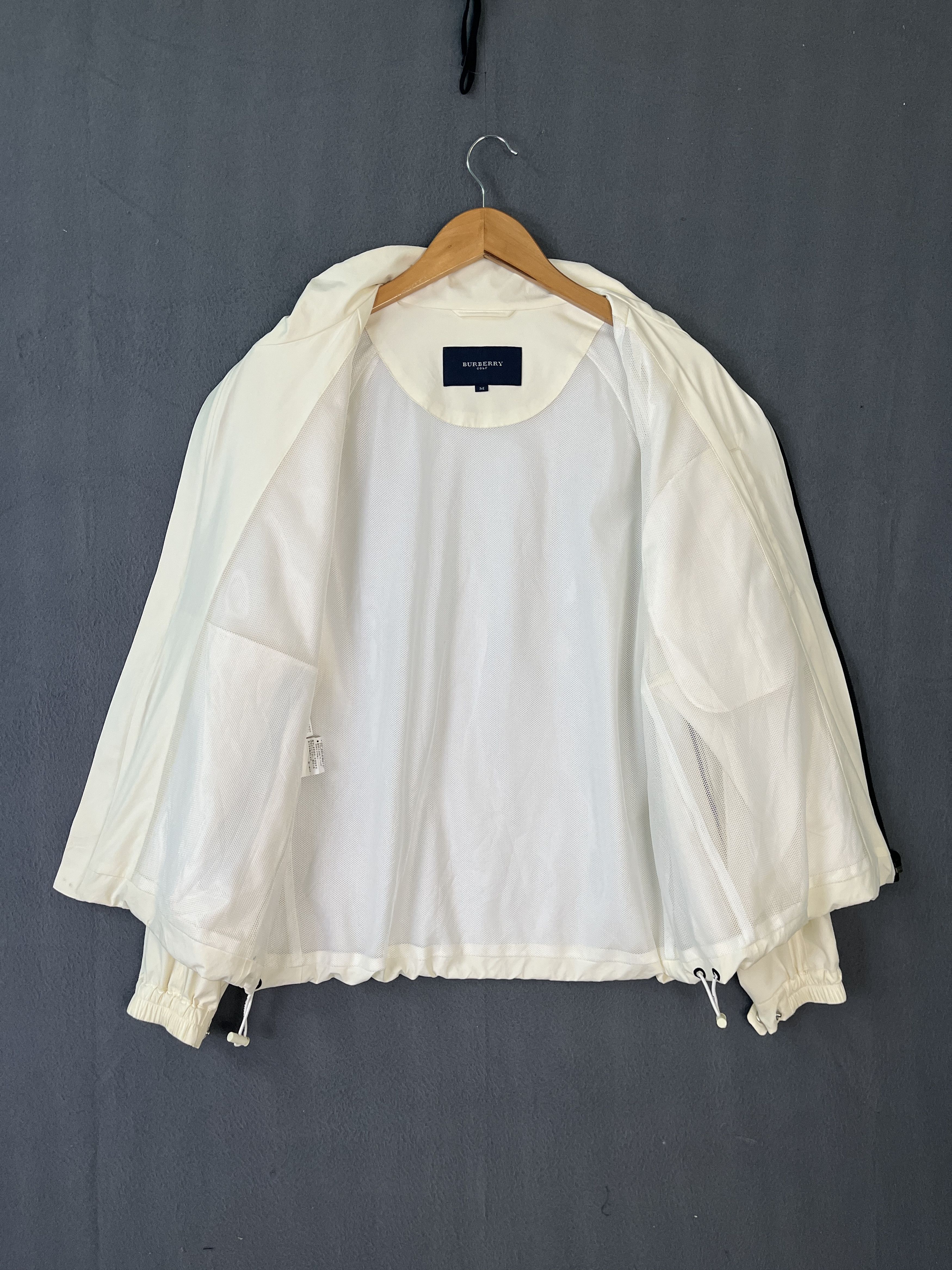Burberry Burberry Golf Waterproof Windbreaker White Jacket Size US M / EU 48-50 / 2 - 9 Thumbnail
