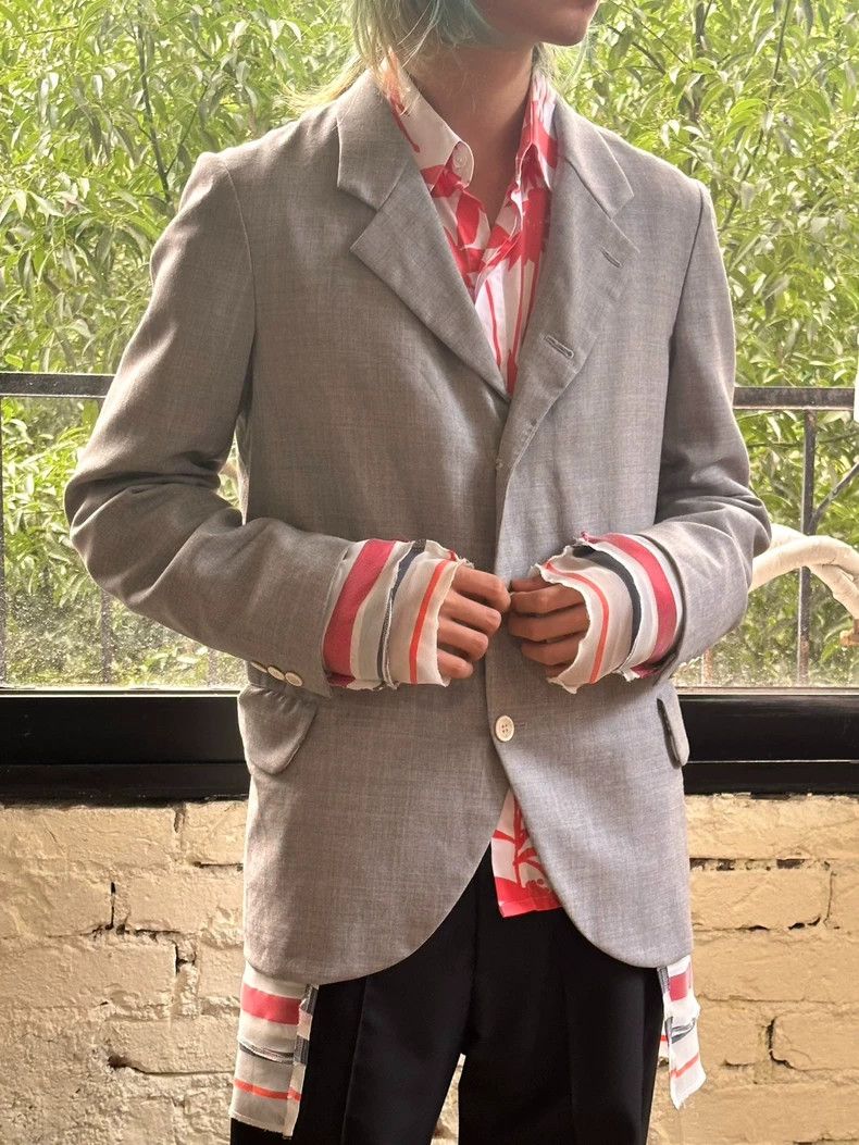 Comme des Garcons Comme Des Garcons Splicing and Deconstructing Suit Jacket Size US S / EU 44-46 / 1 - 7 Thumbnail