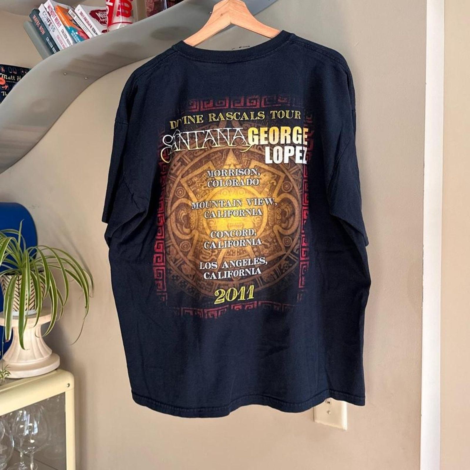 Band Tees × Mexicana Vintage 2008 Carlos Santana and George Lopez Shirt Size US XL / EU 56 / 4 - 4 Thumbnail