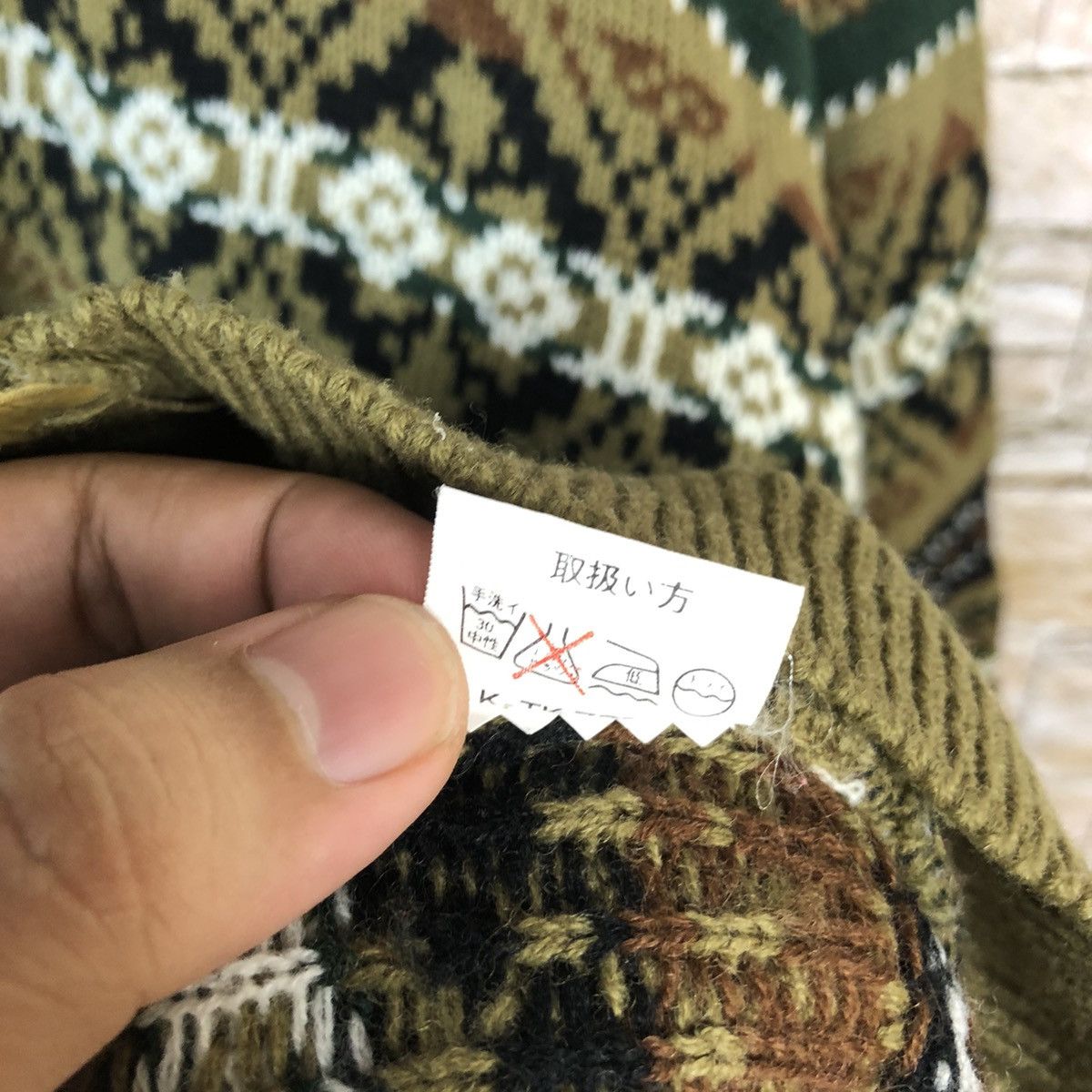 Homespun Knitwear Studio Canal art design Green Hoodie sweater #A427 Size US M / EU 48-50 / 2 - 12 Thumbnail