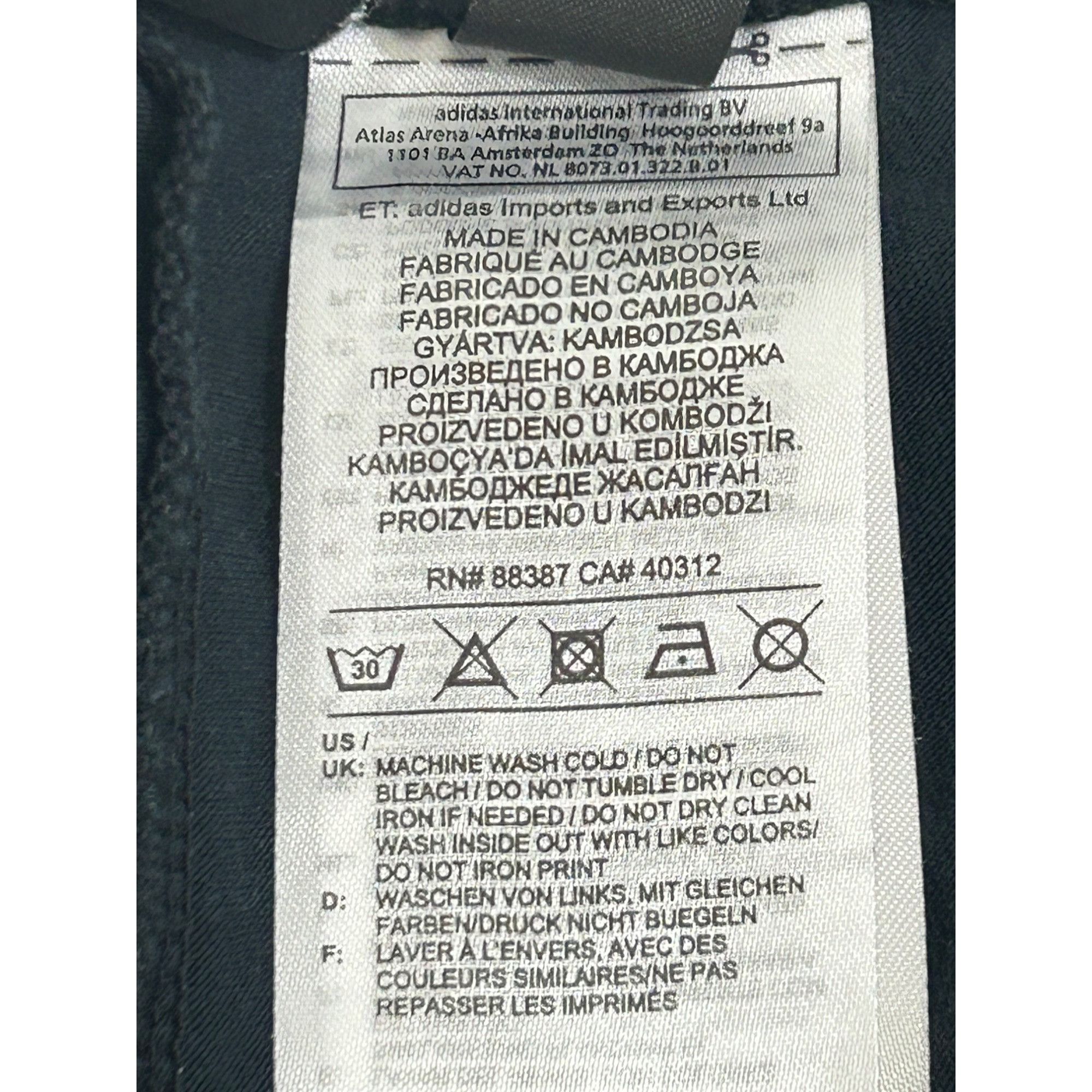 Adidas Adidas Women Leggings Ankle Black Logo Activewear Athleisure Size 28" / US 6 / IT 42 - 12 Thumbnail