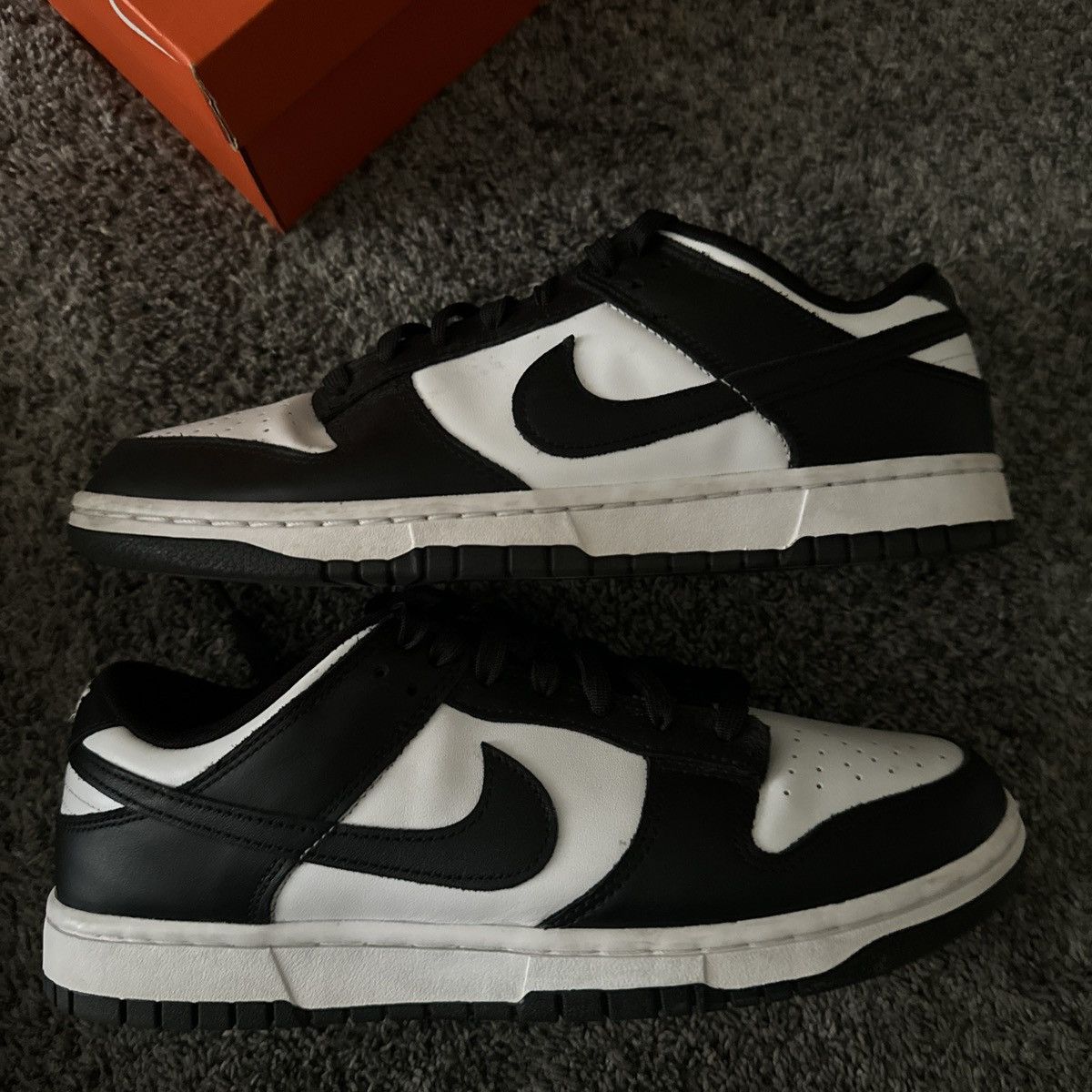 Nike Nike Dunk Low Black/White Panda Size US 10 / EU 43 - 3 Thumbnail