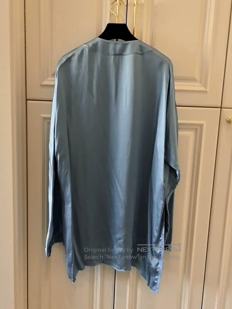 Loewe Loewe Silk Long Sleeve Shirt Size S / US 4 / IT 40 - 3 Thumbnail