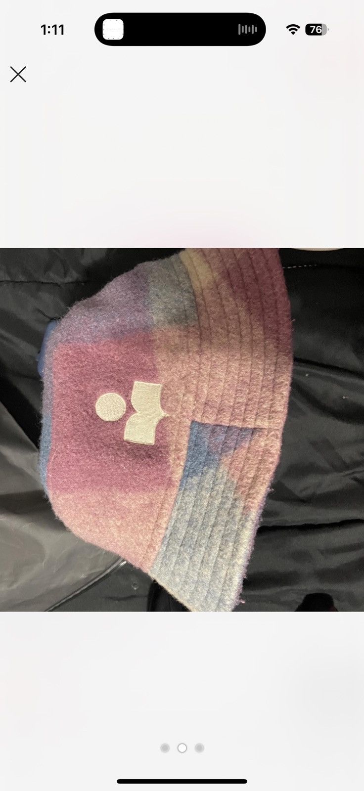 Isabel Marant Isabel Marant Haley Checked Wool Blend Bucket Hat Size ONE SIZE - 2 Thumbnail
