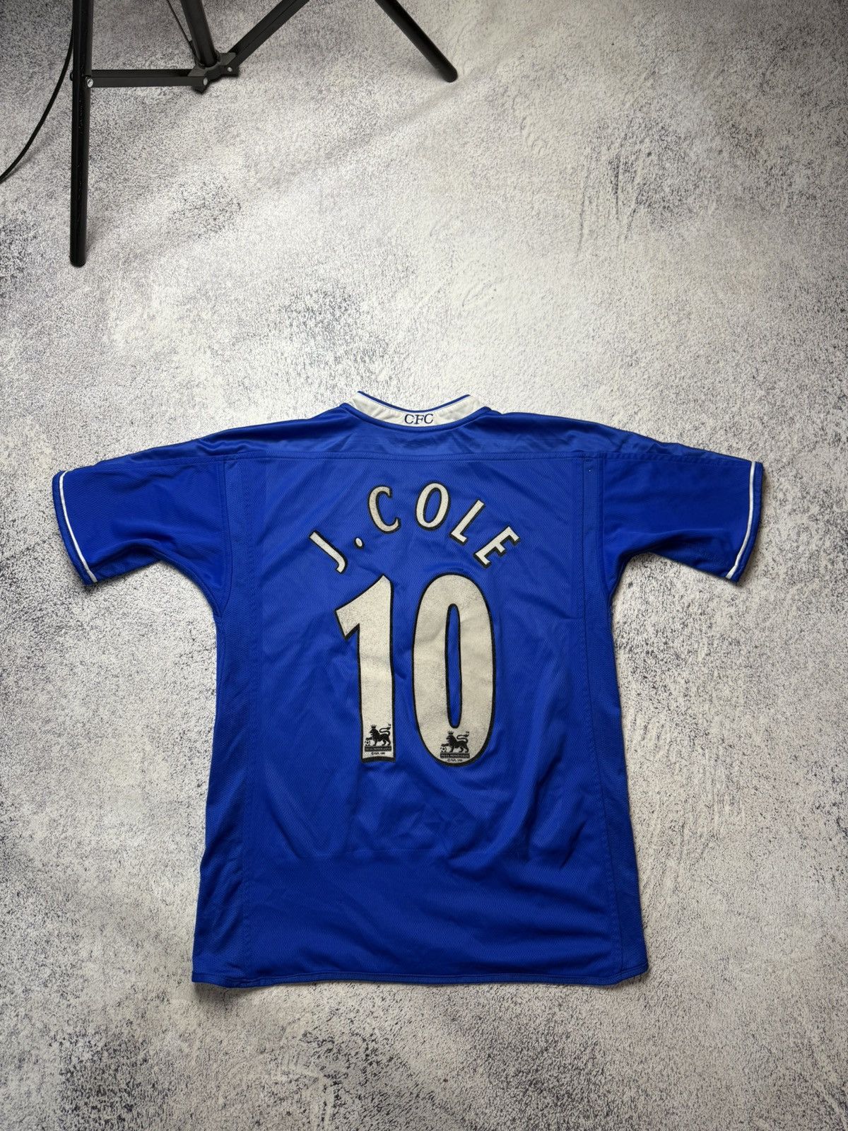 Chelsea Soccer CHELSEA 2003 #10 J.Cole FOOTBALL SHIRT SOCCER JERSEY UMBRO Size US S / EU 44-46 / 1 - 15 Thumbnail