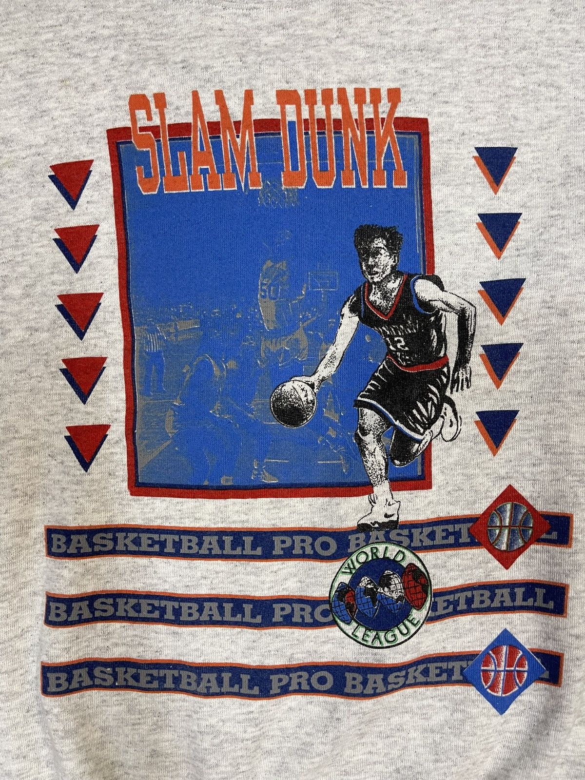 Japanese Brand Vintage Slam Dunk 90s Basketball Anime Sweatshirts Size US L / EU 52-54 / 3 - 4 Thumbnail