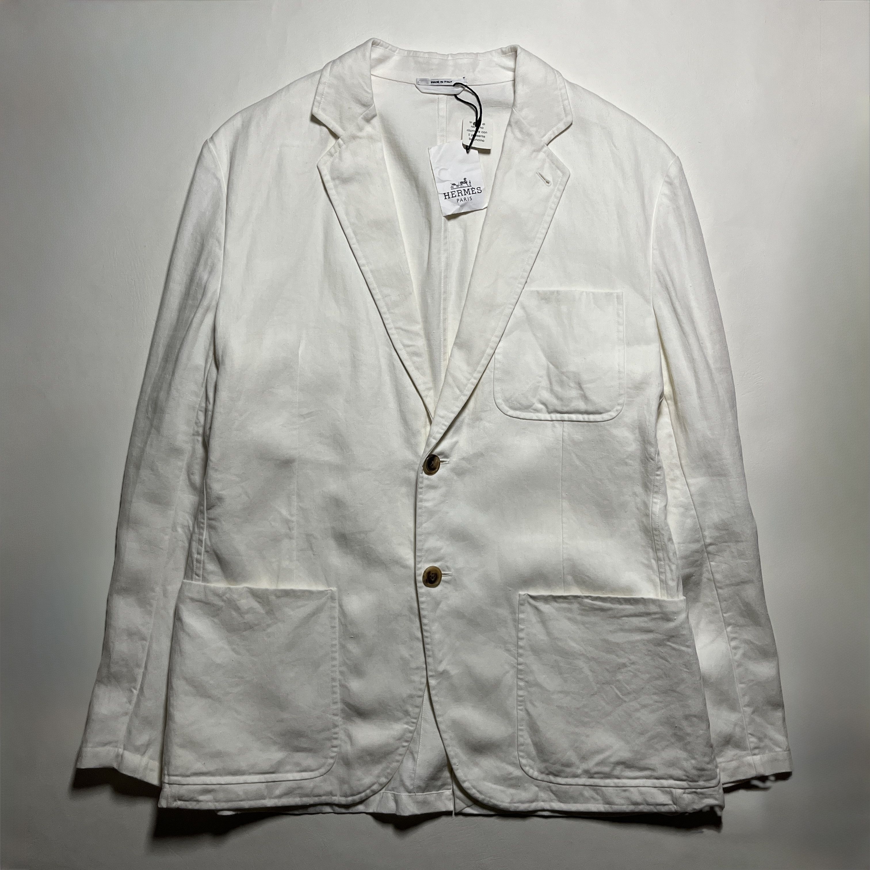 Hermes Hermes Linen Blazer Size 50R - 1 Thumbnail
