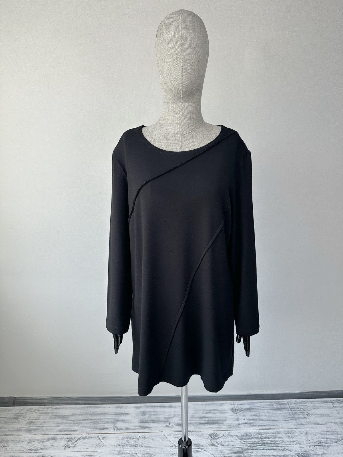OSKA OSKA Minimalist Geometric Viscose Oversized Tunic Top Size 4 Size XL / US 12-14 / IT 48-50 - 1 Thumbnail
