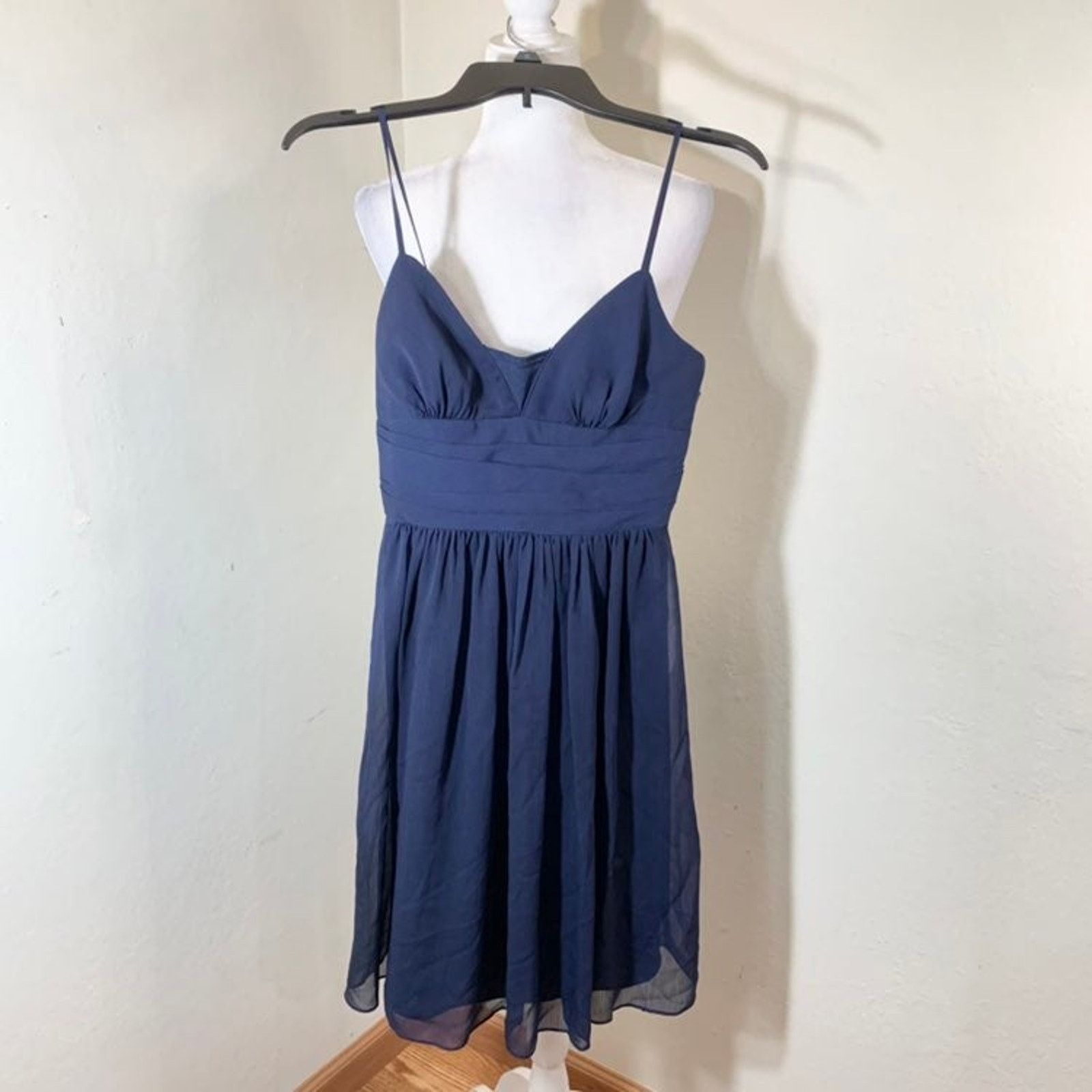 Other David’s Bridal Dress, Blue Chiffon Dress size 0 Size XS / US 0-2 / IT 36-38 - 1 Thumbnail