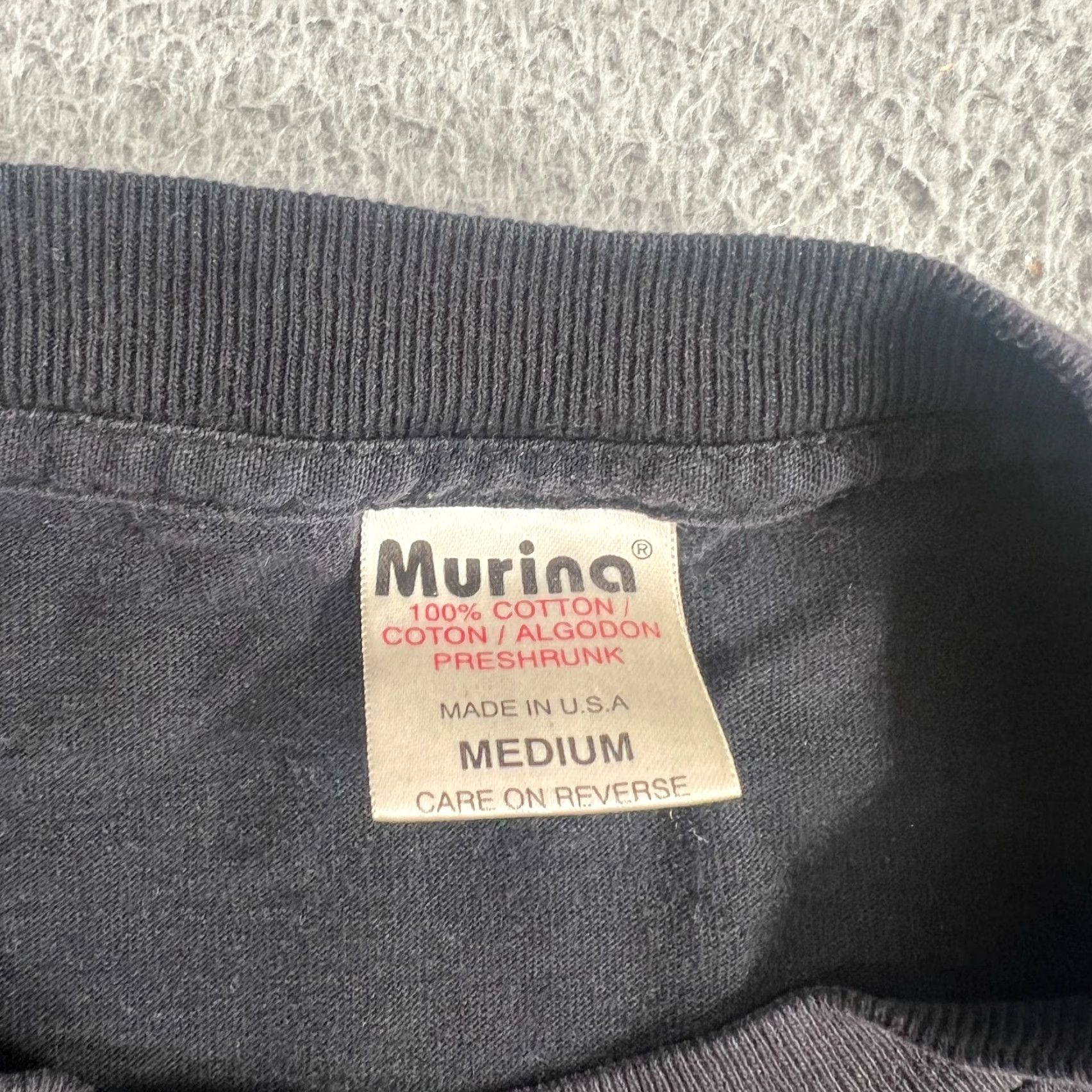 Vintage VINTAGE Murina Biker T-Shirt Men Medium Gray 2000s Motorcycle Eagle USA Saloon Size US M / EU 48-50 / 2 - 3 Thumbnail