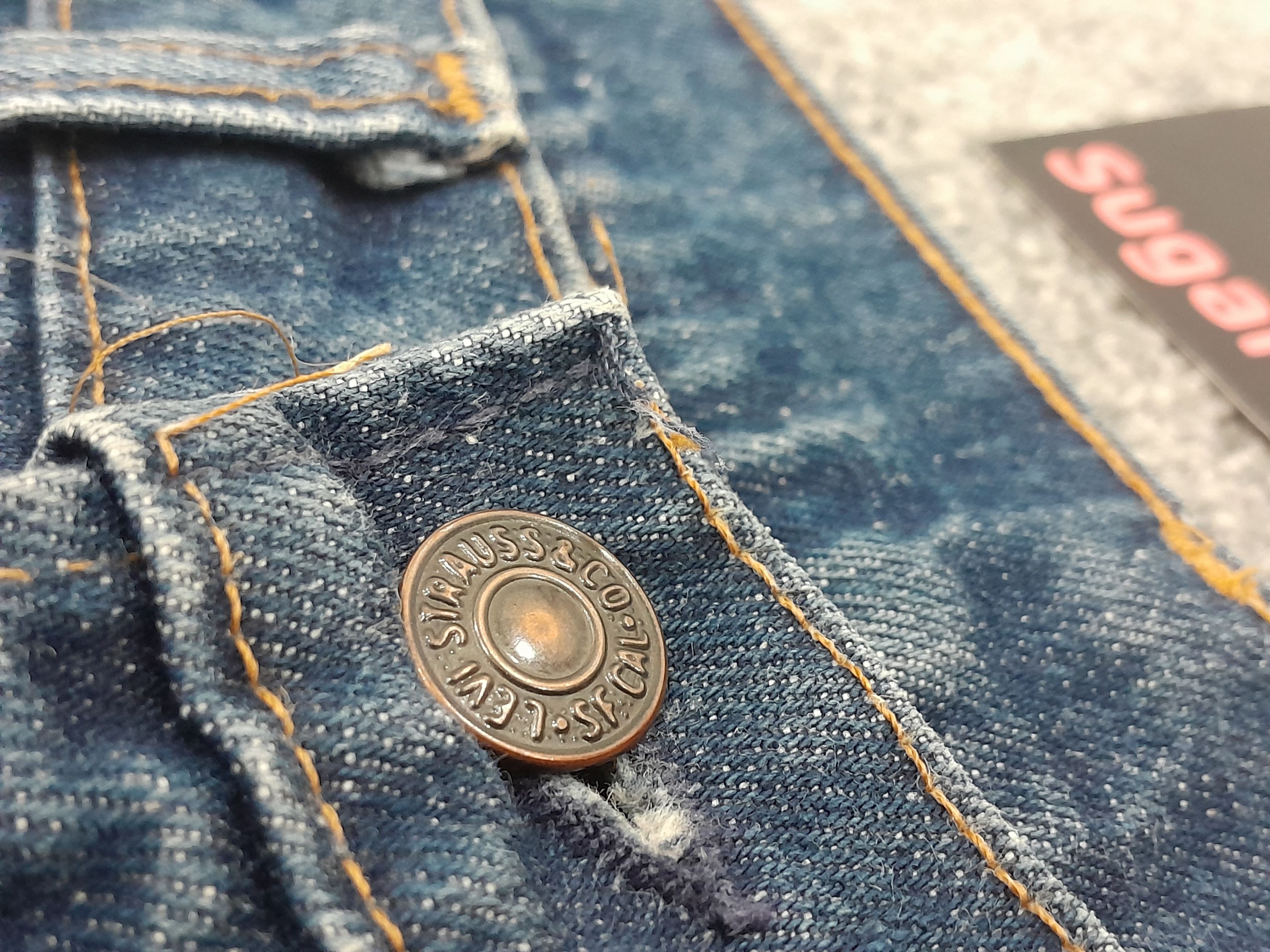 Levi's Levis 646 Bell Bottom Flare Bootcut Orange Tab TALON Jeans Size US 28 / EU 44 - 8 Thumbnail