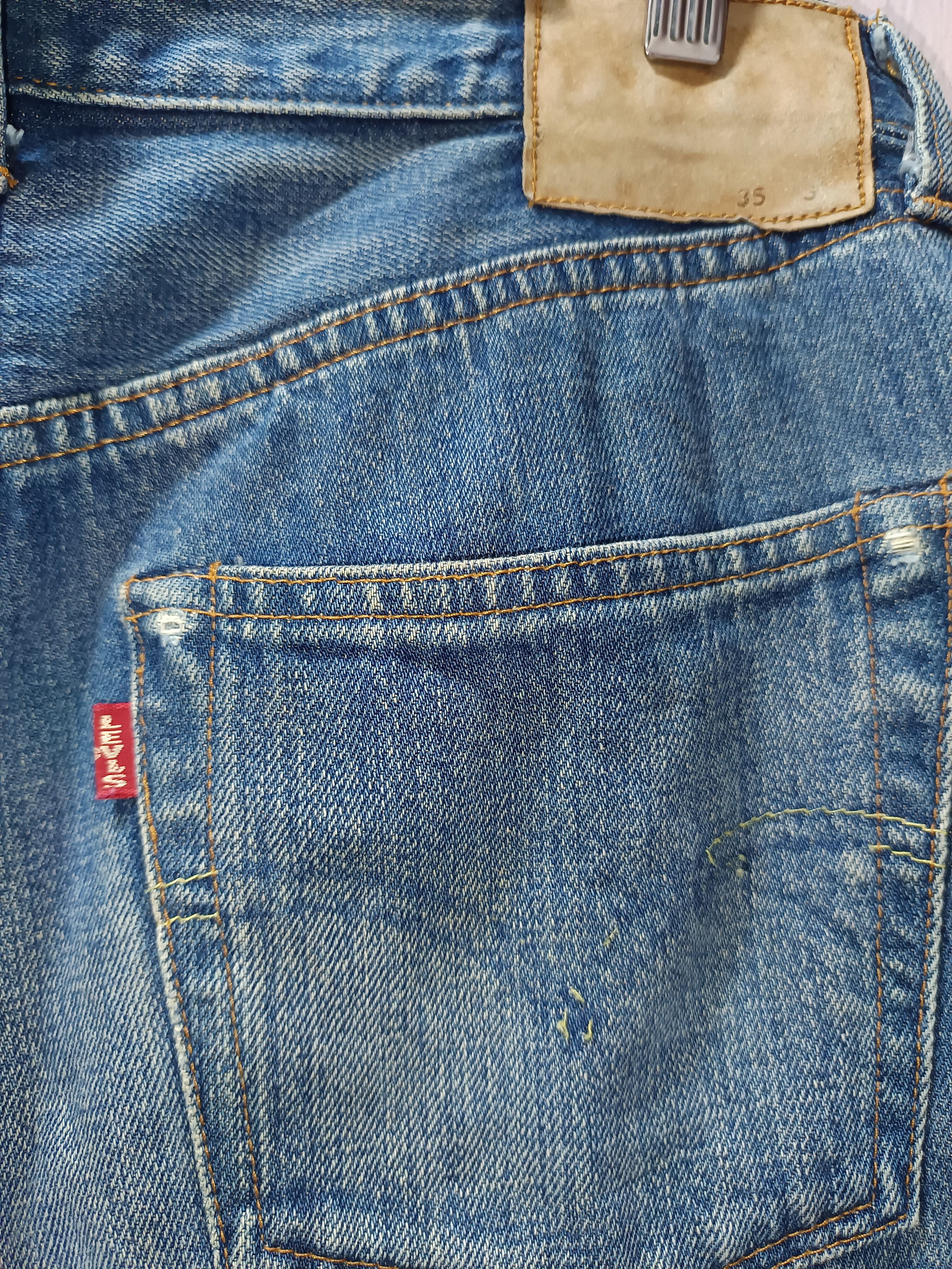 Levi's × Levi's Vintage Clothing Vintage 90s 201 big e selvedge levis Size US 31 - 3 Thumbnail
