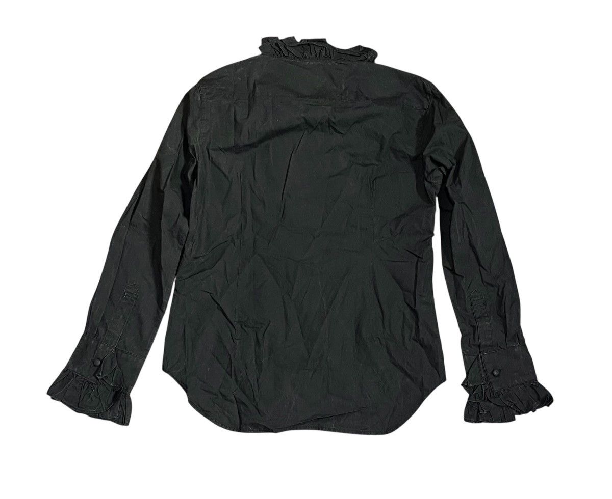 Seditionaries Vintage sexy dynamite london black ruffled shirt Size US S / EU 44-46 / 1 - 6 Thumbnail