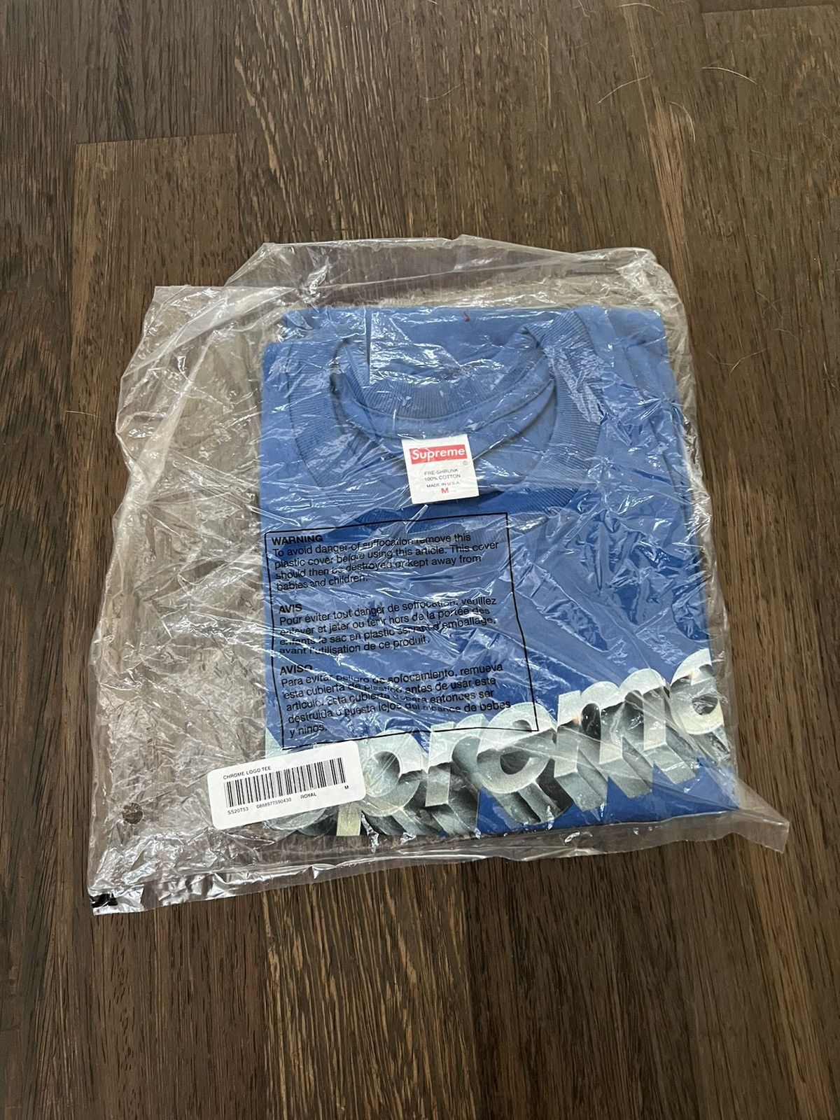 Supreme Supreme Chrome Logo Tee Size US M / EU 48-50 / 2 - 2 Thumbnail