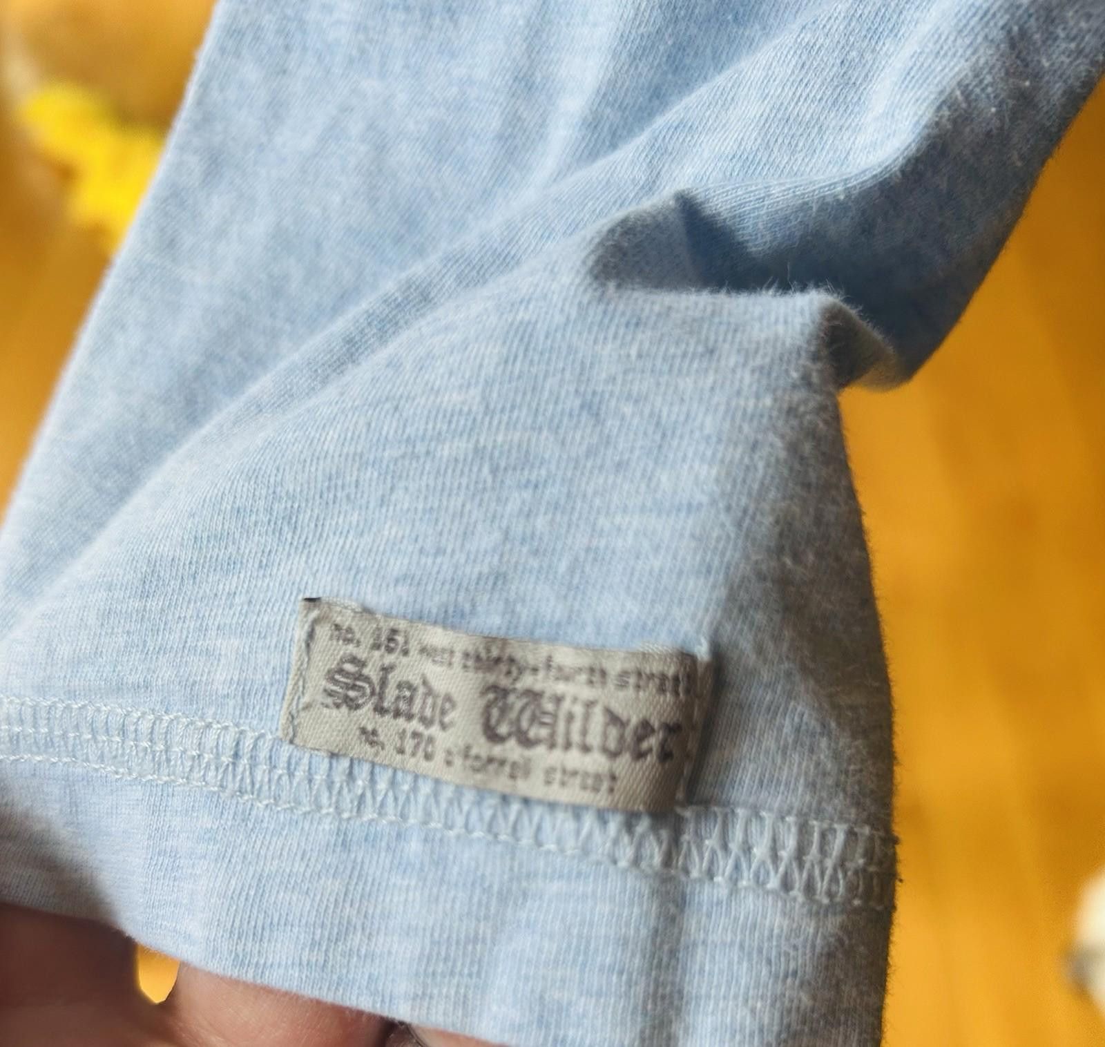 Other Slade Wilder White Light Blue Raglan Long Sleeve T Shirt Size US L / EU 52-54 / 3 - 3 Thumbnail