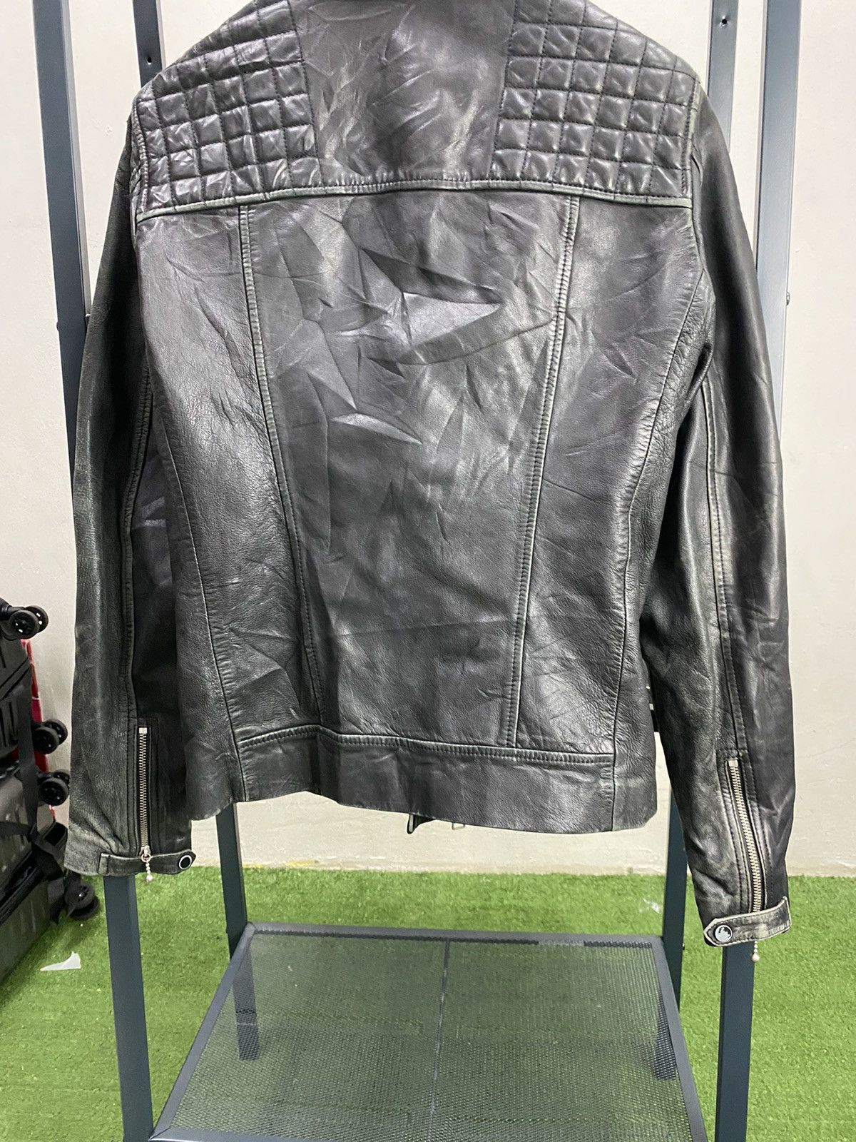 Allsaints Allsaints Sheep Leather Jacket Size US XS / EU 42 / 0 - 14 Thumbnail