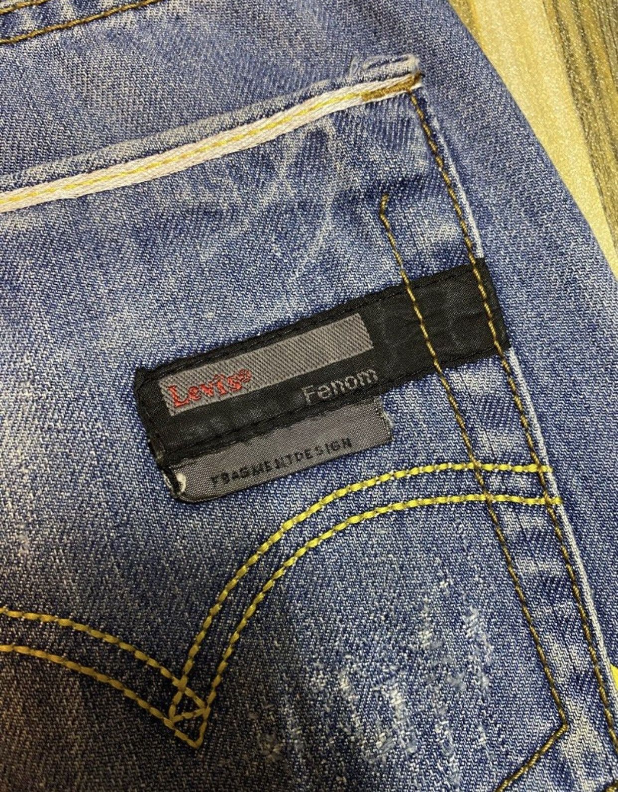 Fragment Design Levis Fenon by Fragment design Iconic Logo Studded short Size US 33 - 4 Thumbnail