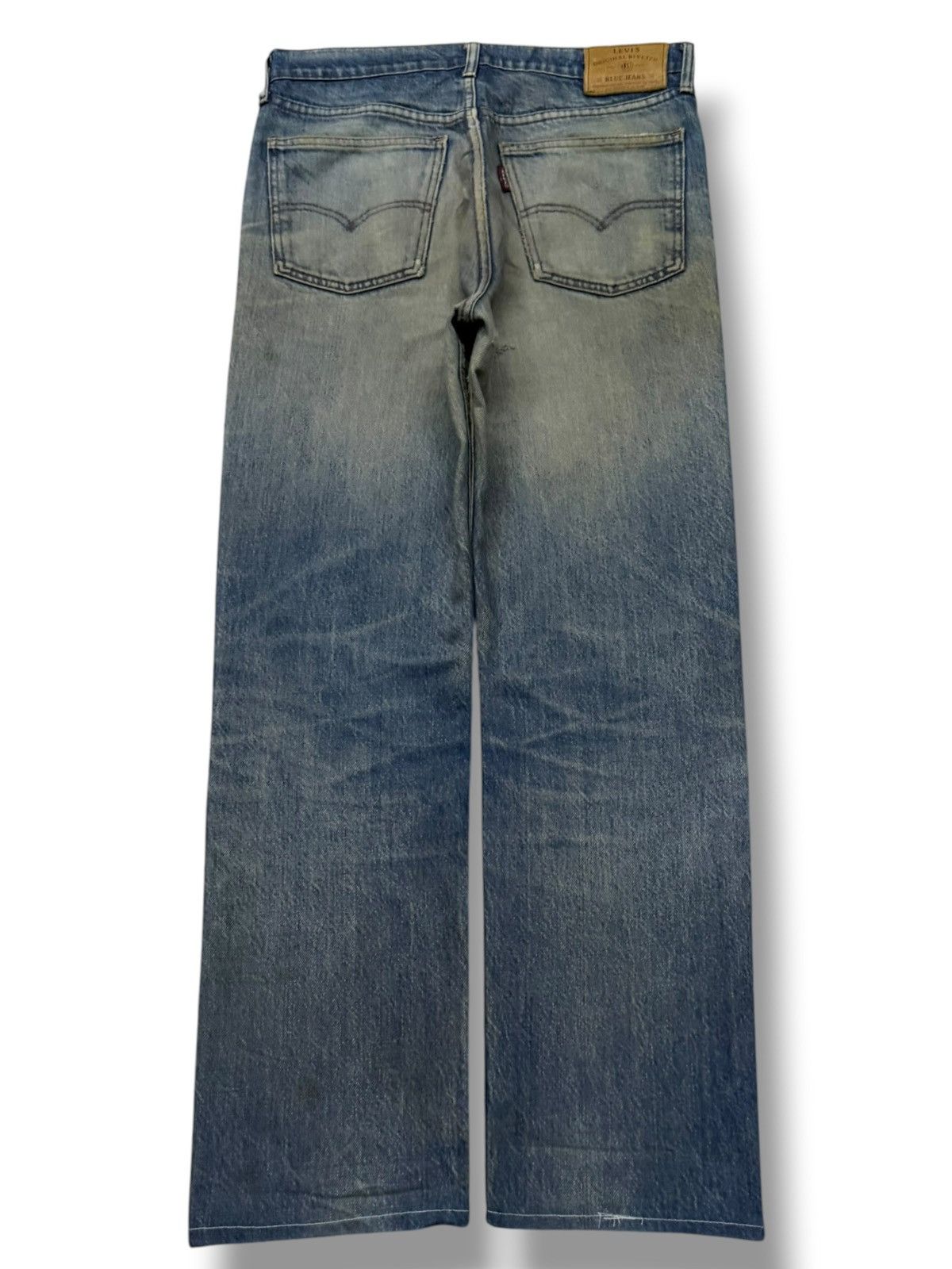 Levi's Vintage Clothing Vintage 90s Levi’s Original Riveted Blue Jeans Big E Japan Size US 32 / EU 48 - 3 Thumbnail