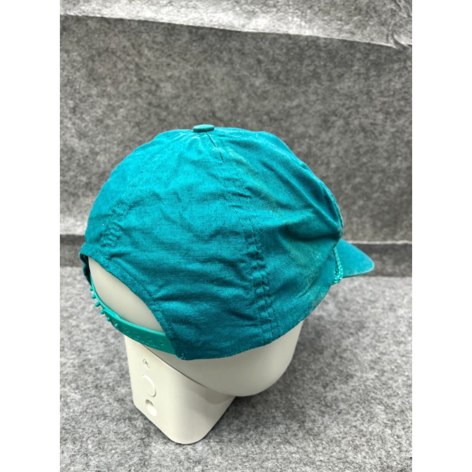 Vintage Hawaiian Headwear Hat Cap Strap Back Adult OS Blue Cotton Atlantis SubmarineTwill Pattern Solid Casual Vintage No N/A Size ONE SIZE - 7 Thumbnail