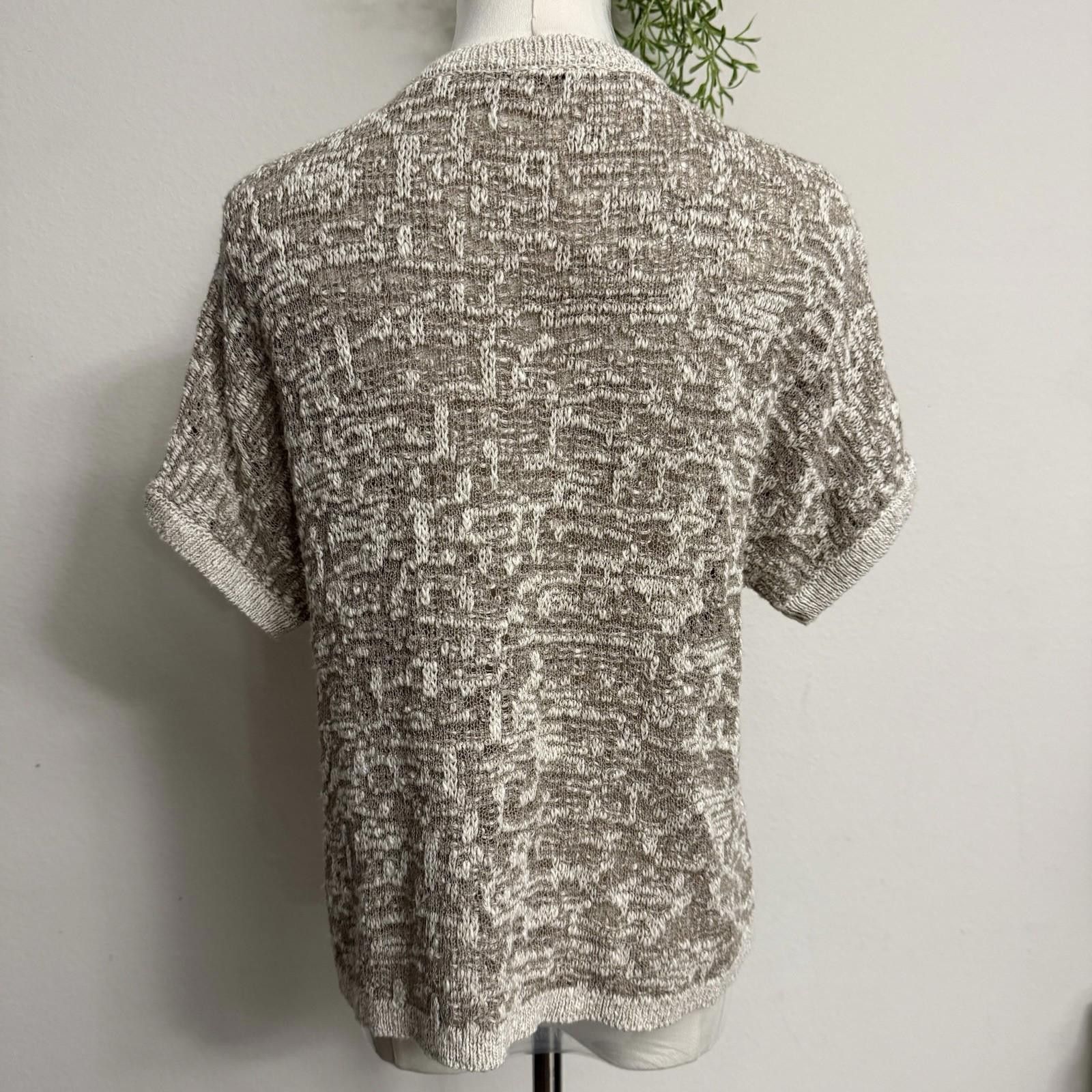 Designer Piazza semipione italy knit Cardigan Blouse Size M / US 6-8 / IT 42-44 - 4 Thumbnail