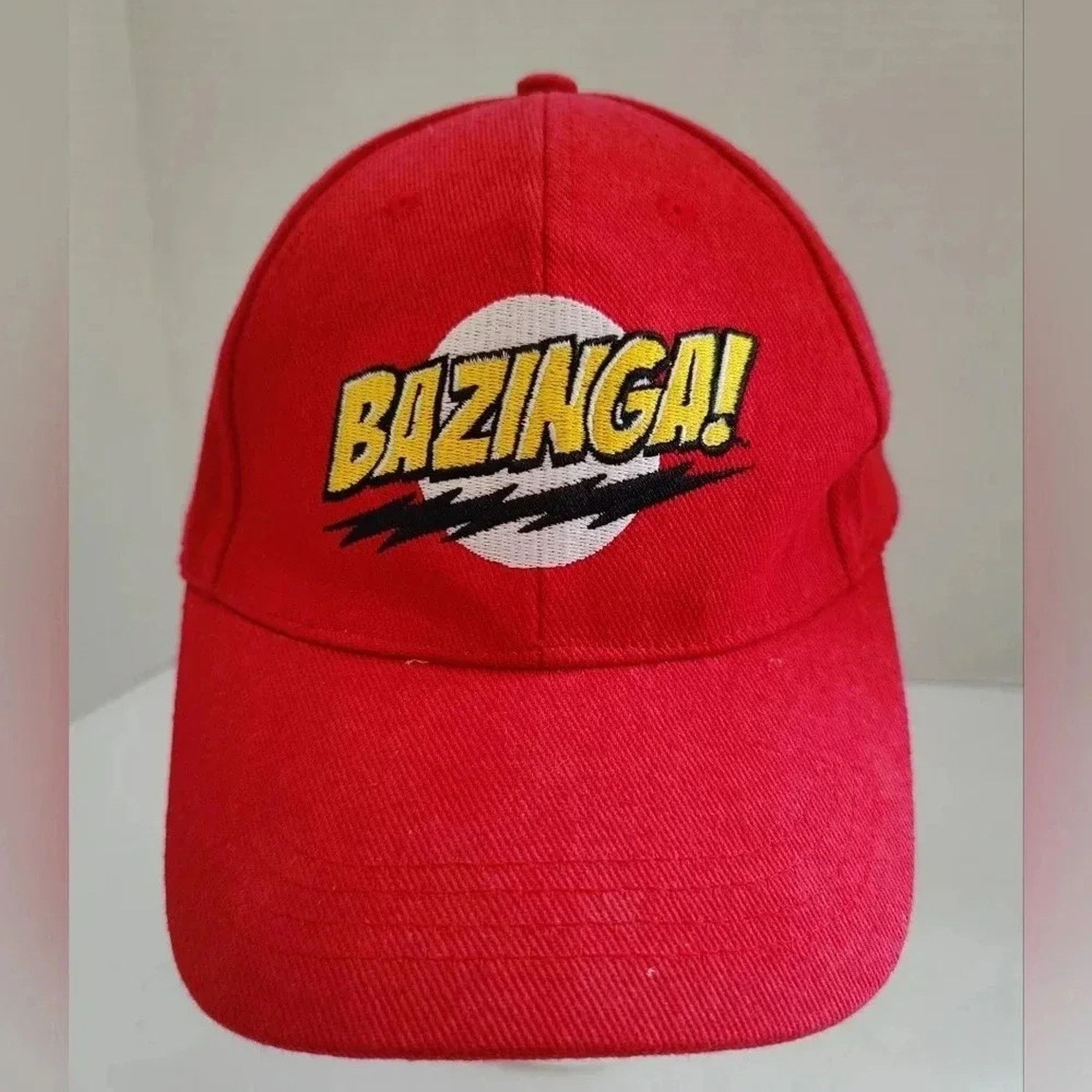 Ripple Junction Big Bang Bazinga! Snapback Hat Cap, One Size Adjustable, Red Size ONE SIZE - 1 Thumbnail