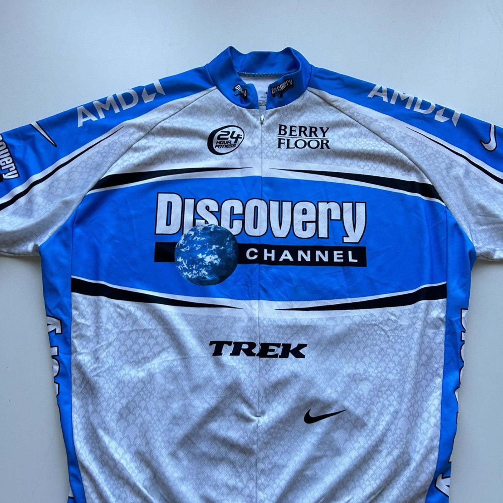 Nike Vintage Y2K Nike Discovery Channel Cycling Jersey XXL Rare Size US XXL / EU 58 / 5 - 2 Thumbnail