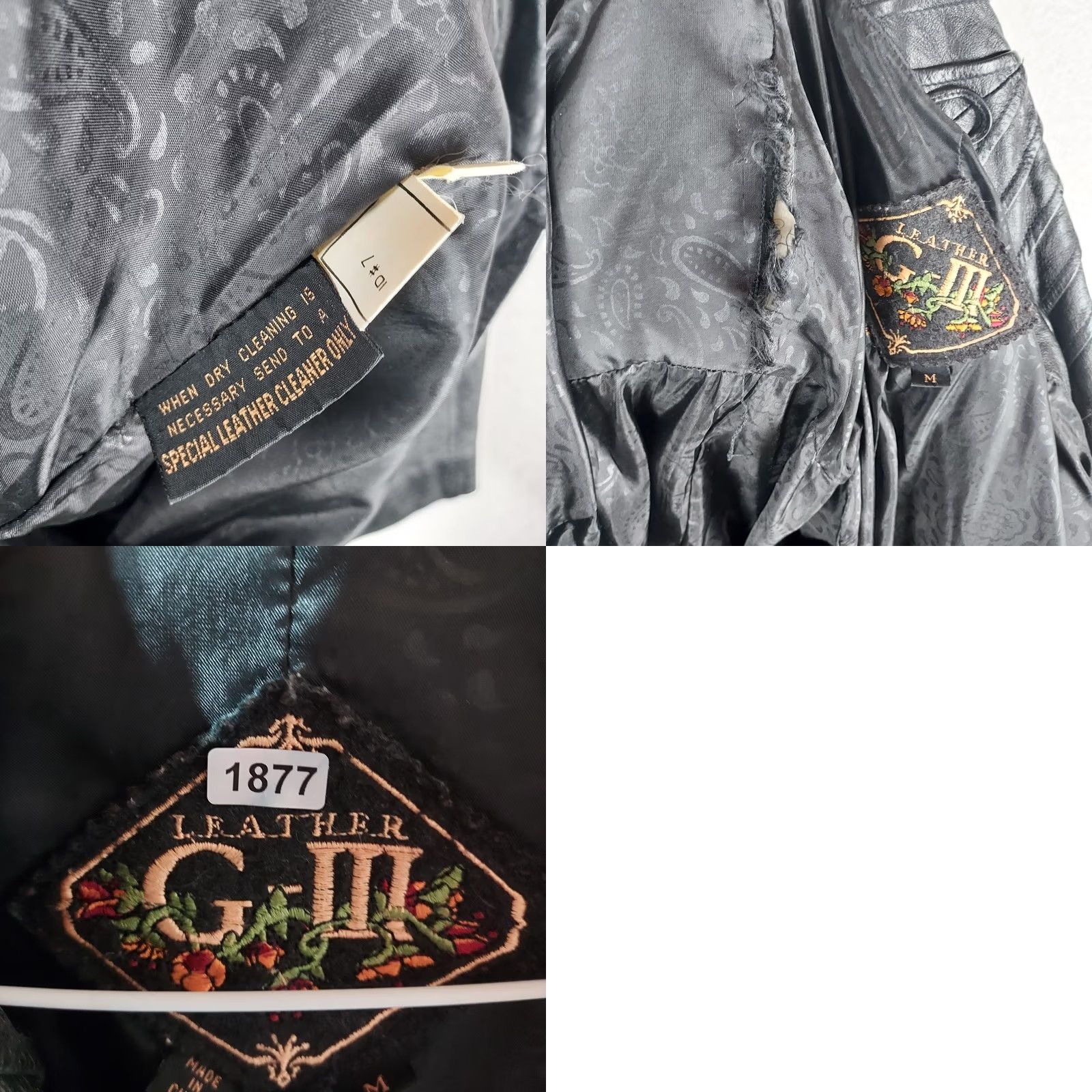 G-III VINTAGE G-III Jacket Womens M Black Leather Coat Long Oversized Size M / US 6-8 / IT 42-44 - 8 Thumbnail