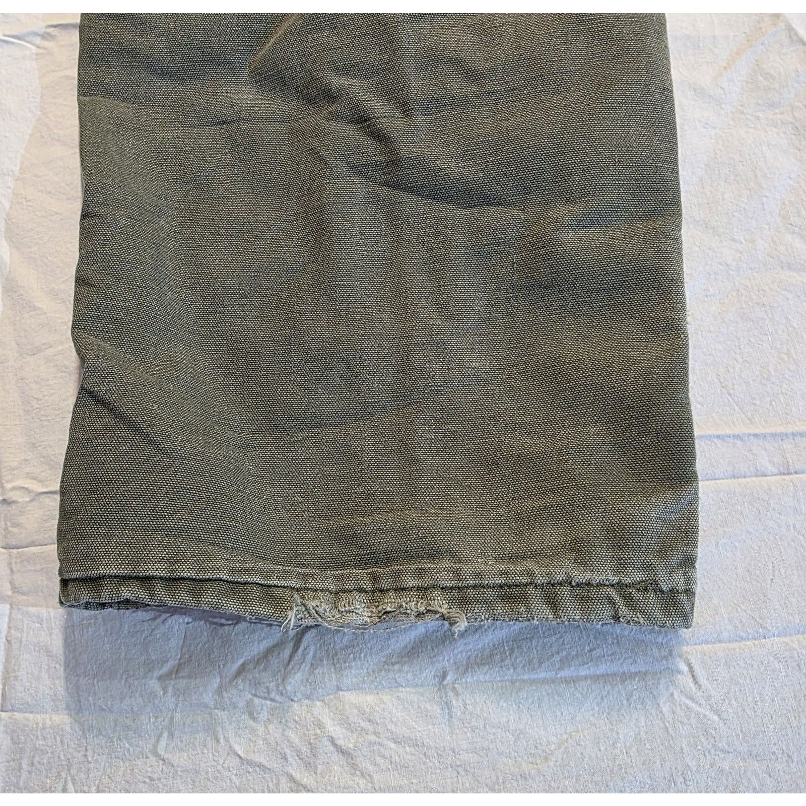 Carhartt Carhartt Men's Olive Green Size 36x32 Blanket Lined Jeans Size US 36 / EU 52 - 10 Thumbnail