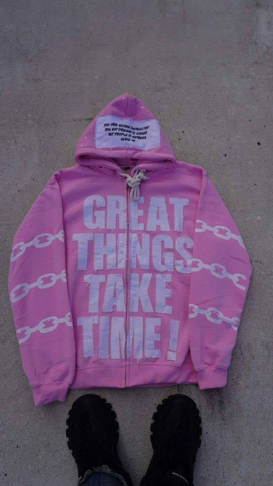 Other 7AM Crew “Wake Up” Hoodie – Black – Size M Size US S / EU 44-46 / 1 - 1 Thumbnail
