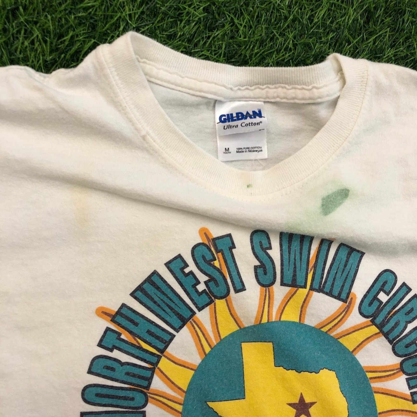 Gildan Vintage 2007 White ‘Northwest Swim Circuit’ Graphic Tee Size US M / EU 48-50 / 2 - 3 Thumbnail