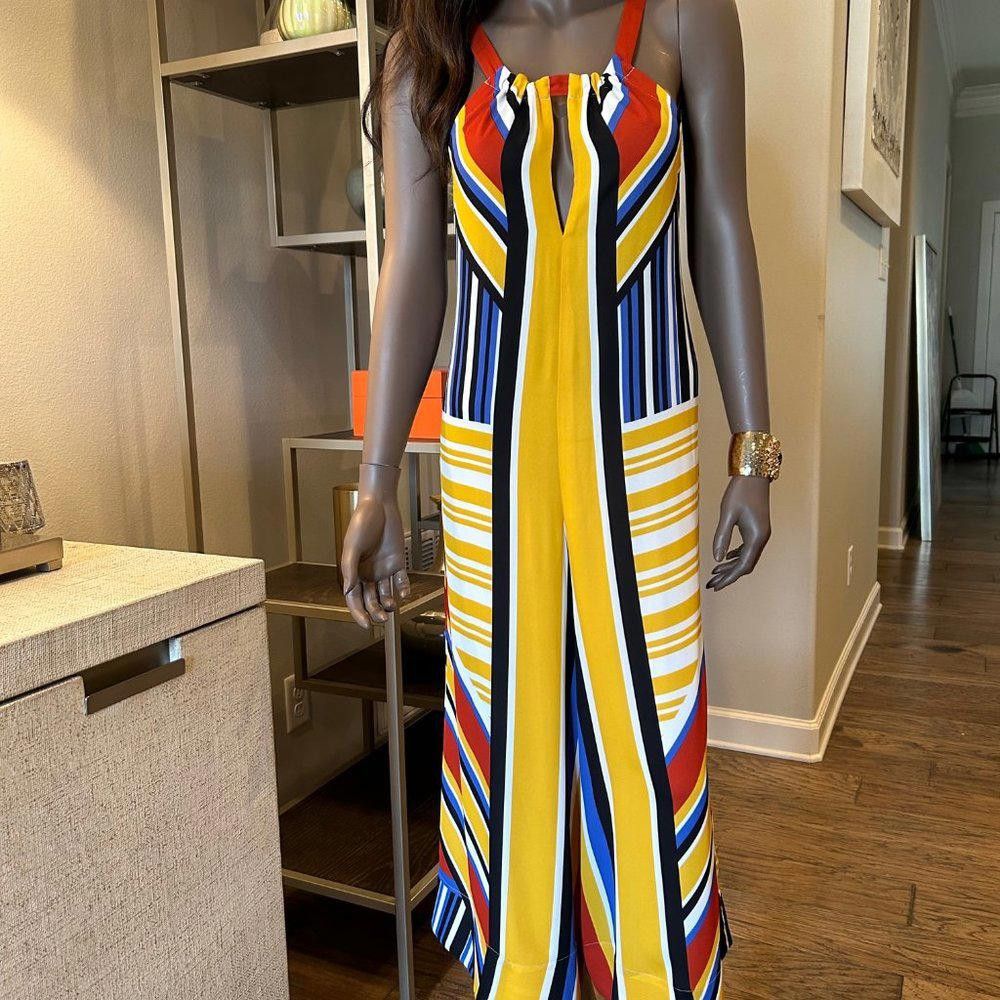 Bcbgmaxazria BCBG MaxAzria African-Inspired Jumpsuit Size 25" / US 0 / IT 36 - 3 Thumbnail