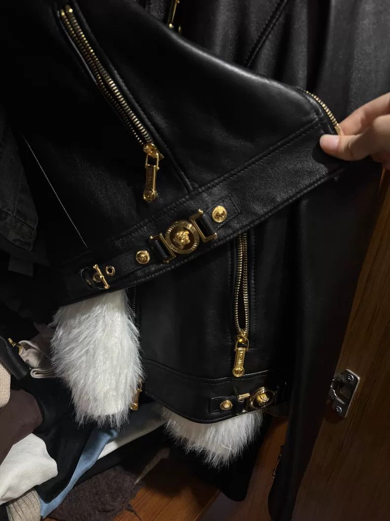 Versace Versace Motorcycle leather coat Size XS / US 0-2 / IT 36-38 - 4 Thumbnail