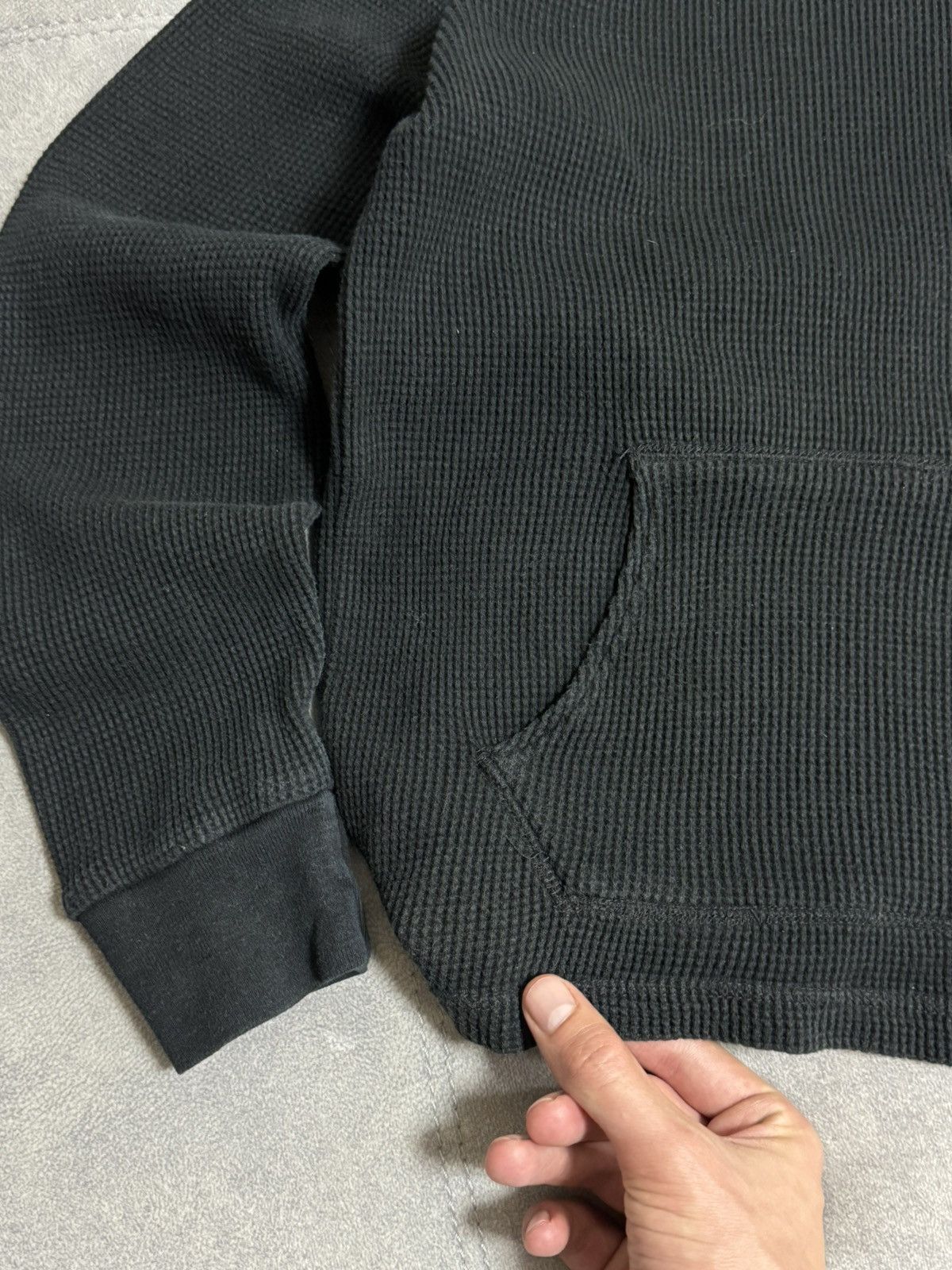 Polo Ralph Lauren × Vintage Vintage Polo Ralph Lauren black faded hoodie Y2K size M Size US S / EU 44-46 / 1 - 6 Thumbnail