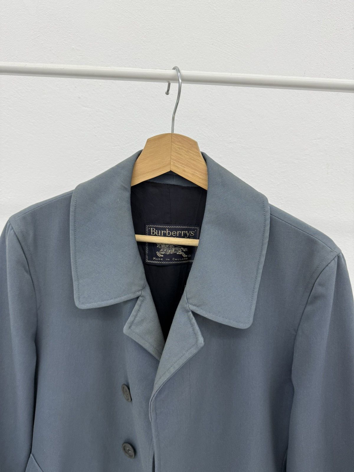 Burberry Vintage 1990s Burberry’s Coat Made in ENGLAND Casual Style Size S / US 4 / IT 40 - 6 Thumbnail