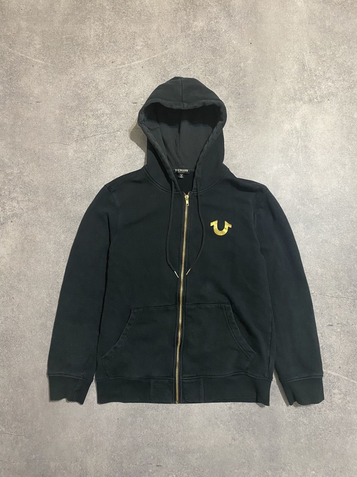 True Religion True Religion Horseshoe Logo Zip Hoodie Women’s M Size M / US 6-8 / IT 42-44 - 2 Thumbnail