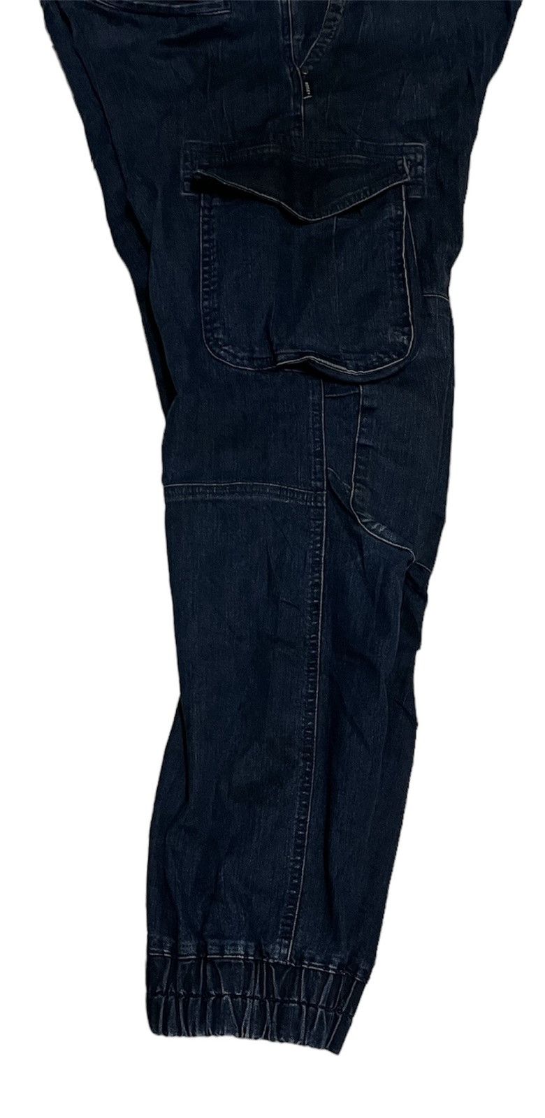 Japanese Brand Rocky Denim Cargo Pants Size US 36 / EU 52 - 8 Thumbnail