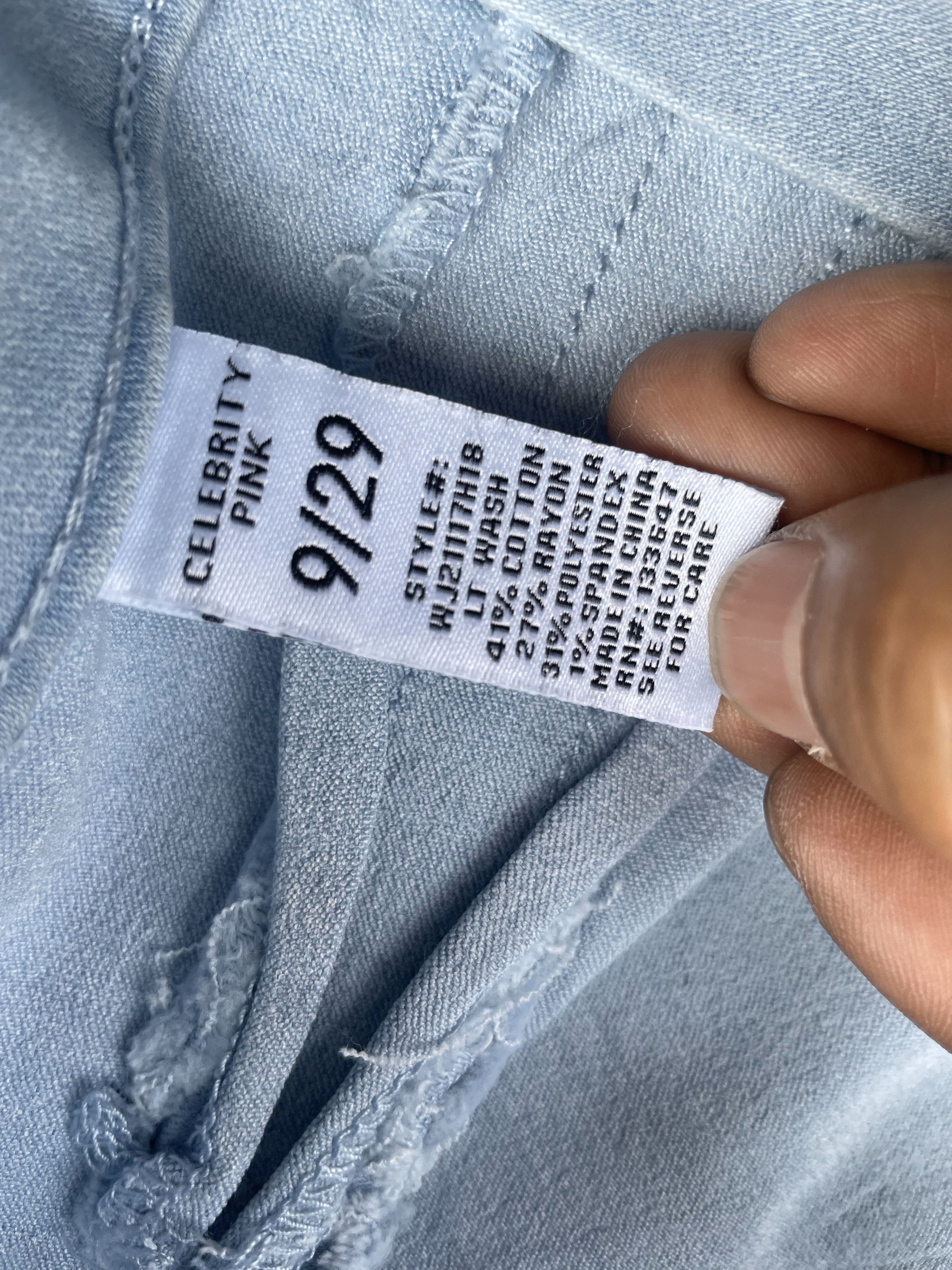 Japanese Brand Celebrity Pink Flare Denim Size 30" / US 8 / IT 44 - 14 Thumbnail