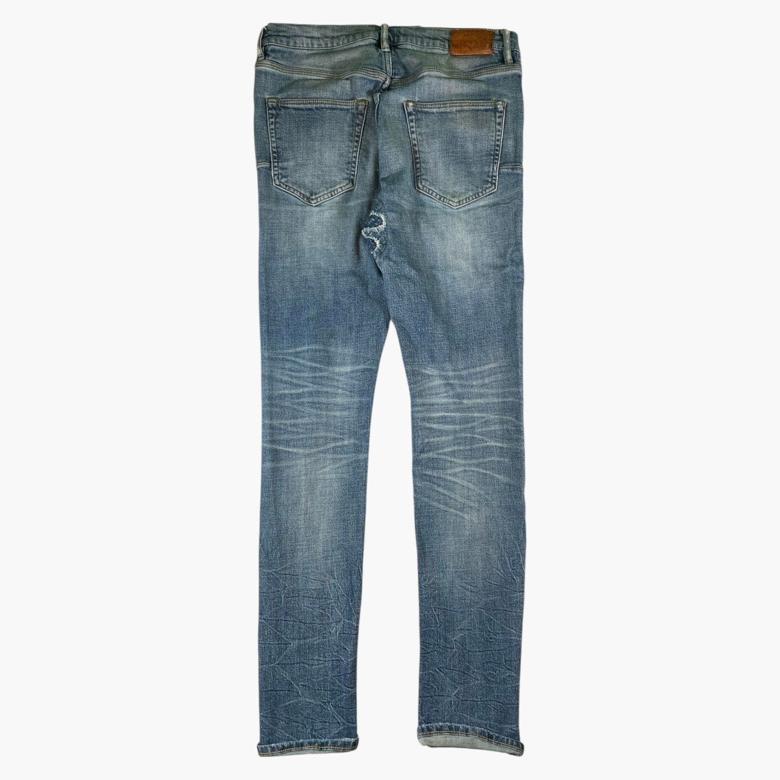 Purple Brand Purple Brand Plain Dark Wash Jeans Size US 33 - 2 Thumbnail