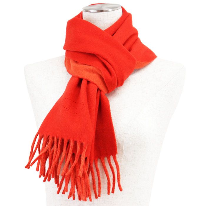 Hermes Hermes Hermès H Logo Cashmere Double Face Scarf Textile Scarf DUTY FREE for USA Size ONE SIZE - 1 Thumbnail