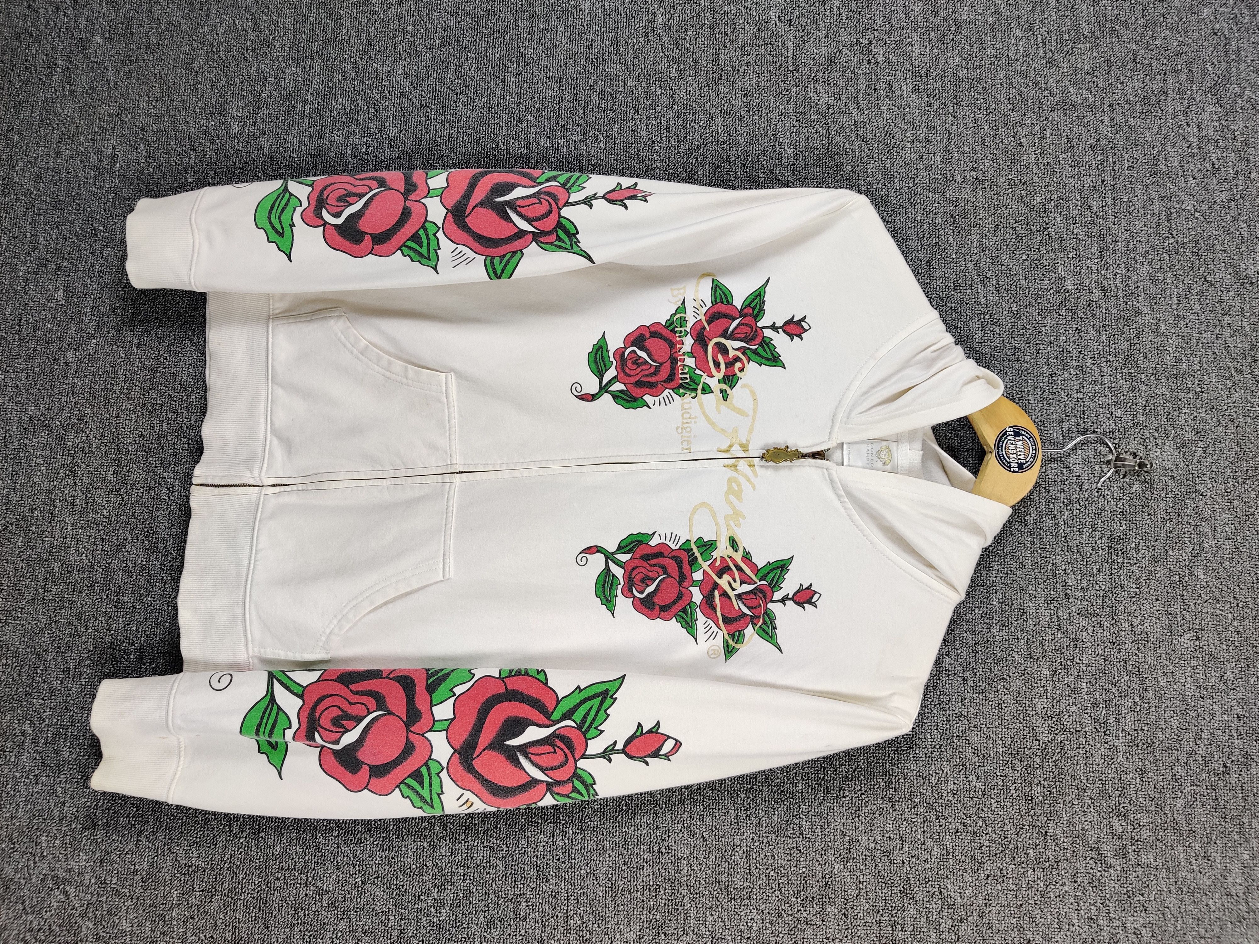 Ed Hardy Vintage Ed Hardy Christian Audigier Hoodie Nice Design Size US M / EU 48-50 / 2 - 8 Thumbnail