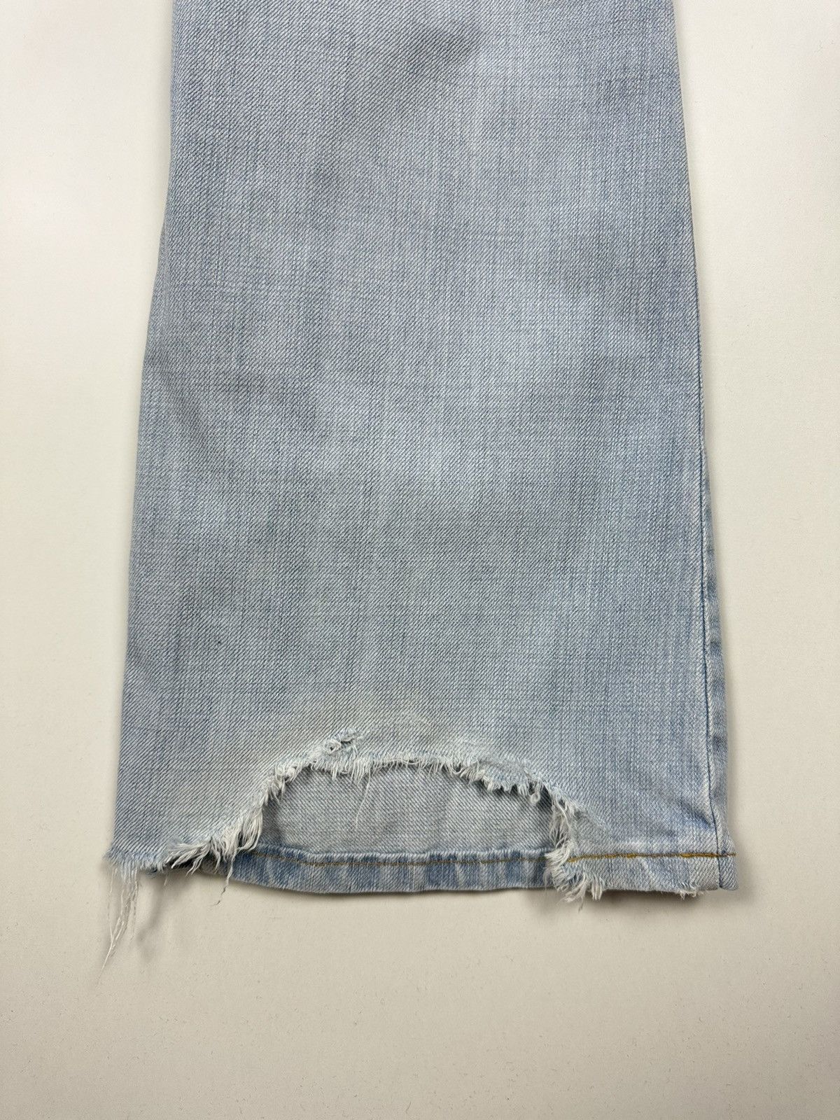 Lee Vintage Y2K 00s Lee Felton Flare Light Wash Denim Jeans Size US 29 - 18 Thumbnail