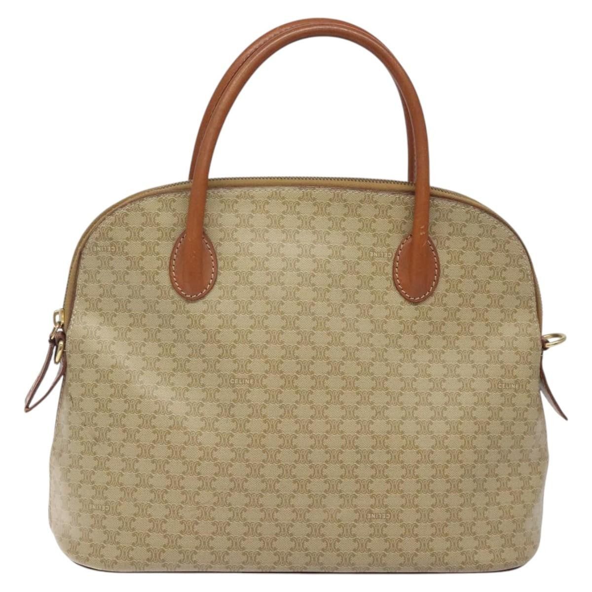 Celine Celine Vintage Macadam Handbag Canvas Size ONE SIZE - 1 Thumbnail